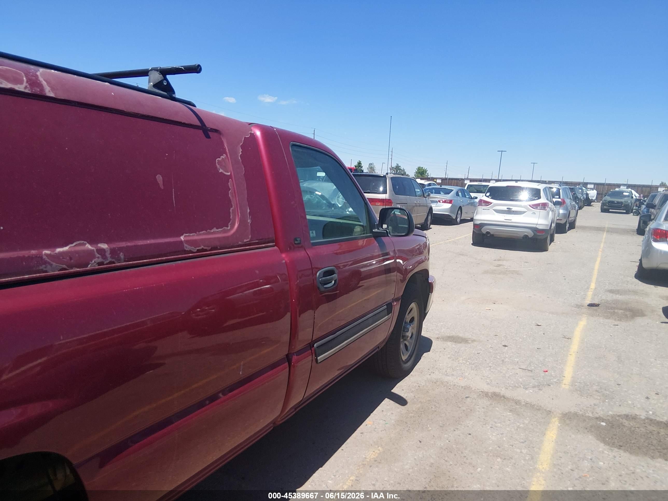 2007 Chevrolet Silverado 1500 Classic Lt1 Burgundy vin: 3GCEC14Z67G224097