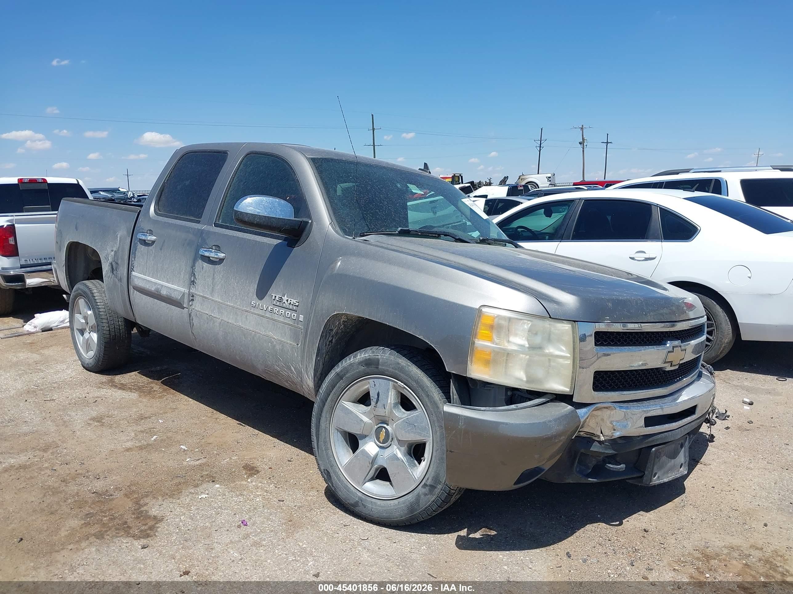 2009 Chevrolet Silverado 1500 Lt Серый vin: 3GCEC23019G134853