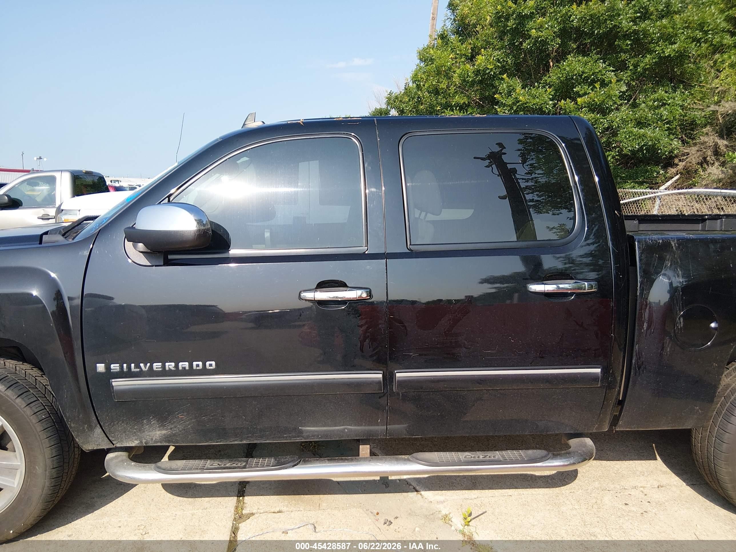 2009 Chevrolet Silverado 1500 Lt Black vin: 3GCEC23029G167909