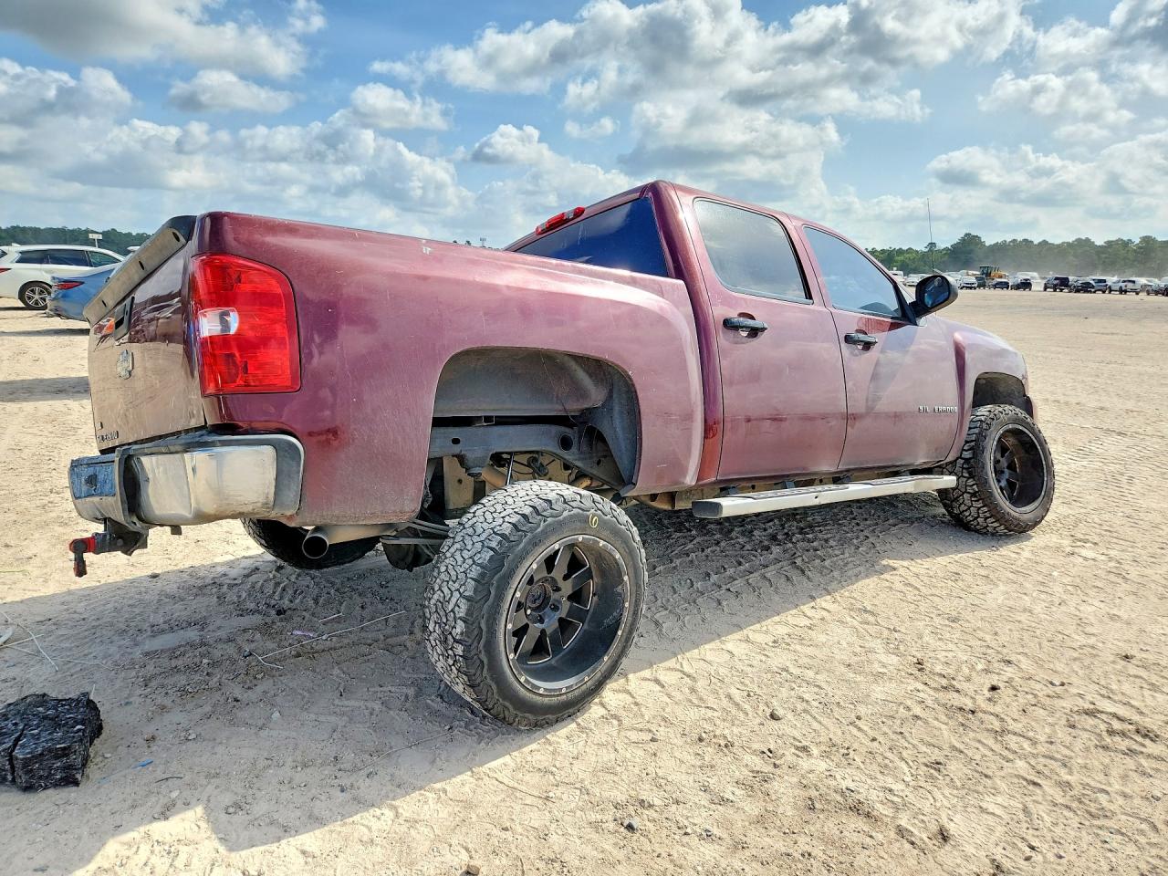 2009 Chevrolet Silverado C1500 Lt Burgundy vin: 3GCEC23069G264188