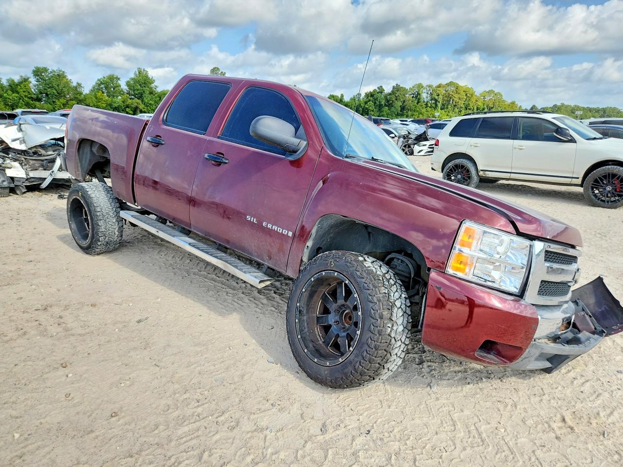 2009 Chevrolet Silverado C1500 Lt Burgundy vin: 3GCEC23069G264188