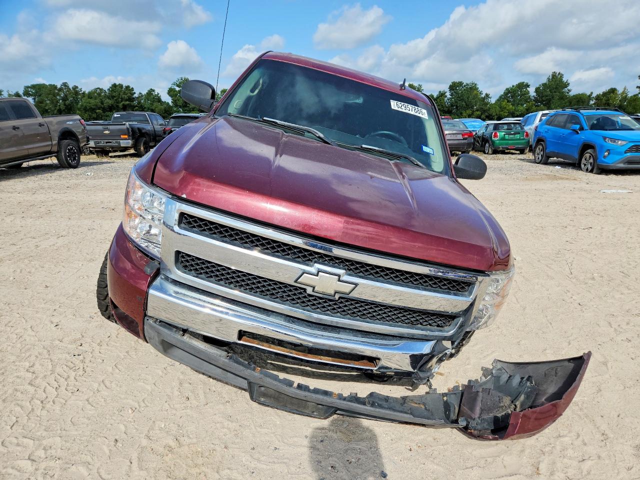 2009 Chevrolet Silverado C1500 Lt Burgundy vin: 3GCEC23069G264188