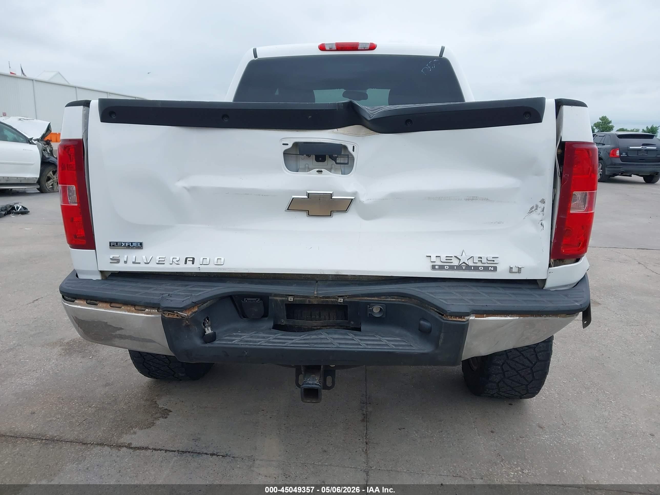 2009 Chevrolet Silverado 1500 Lt White vin: 3GCEC23079G271456