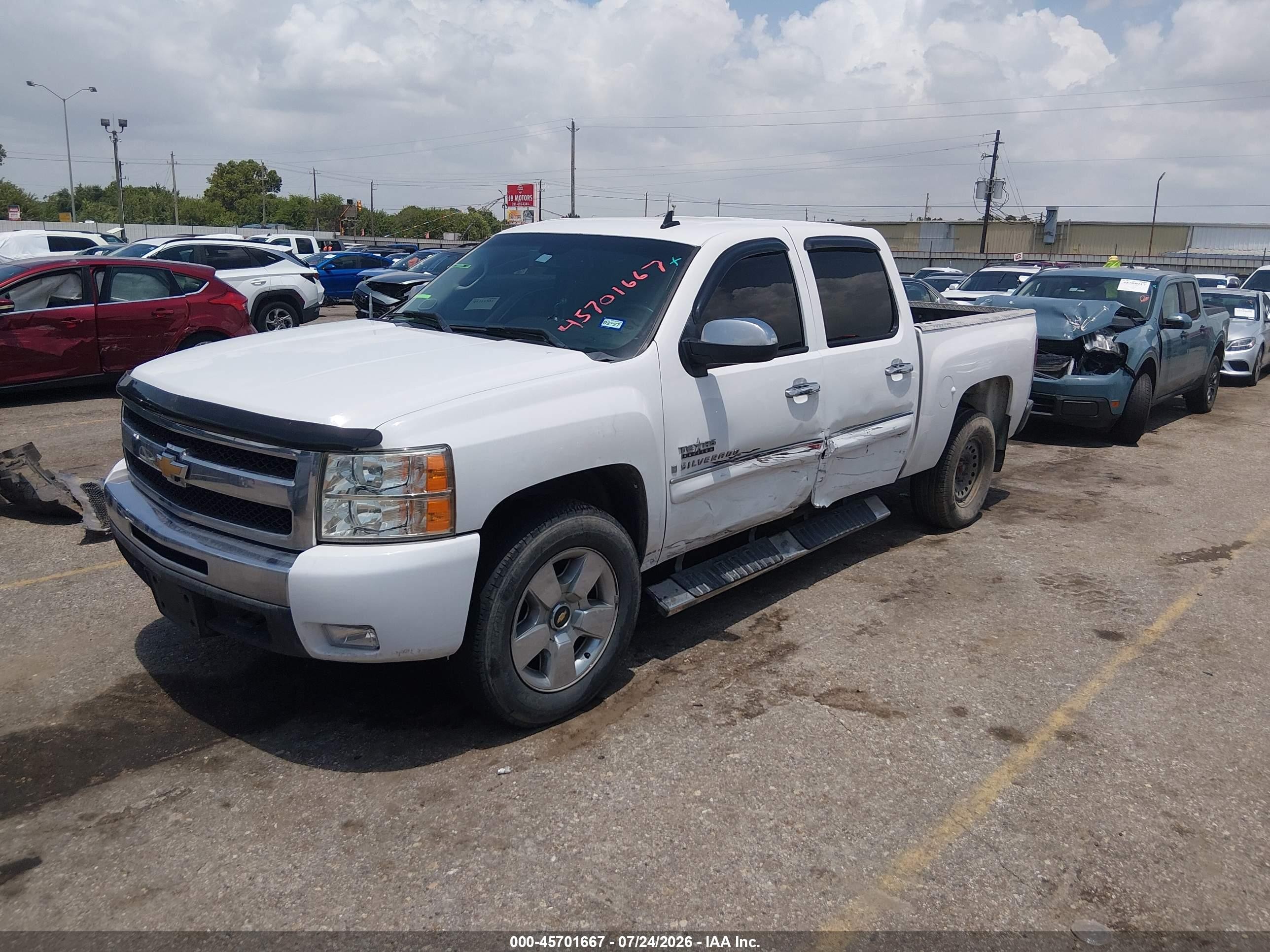 2009 Chevrolet Silverado 1500 Lt White vin: 3GCEC23089G166862