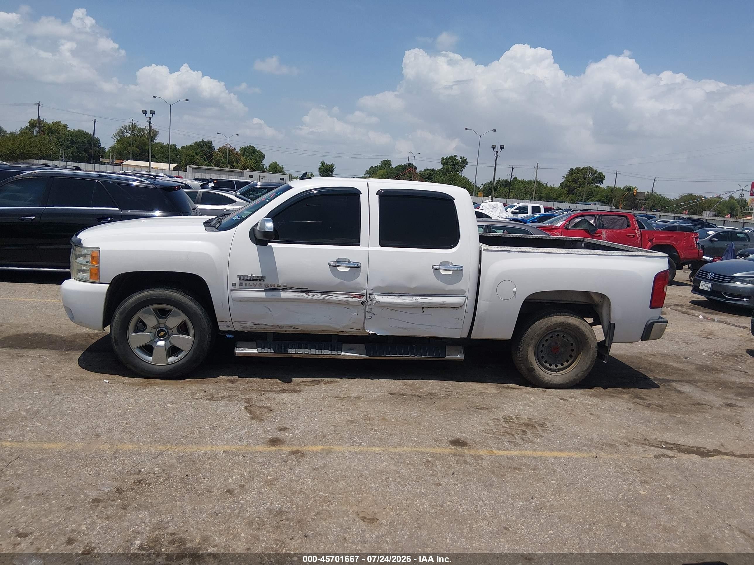 2009 Chevrolet Silverado 1500 Lt White vin: 3GCEC23089G166862