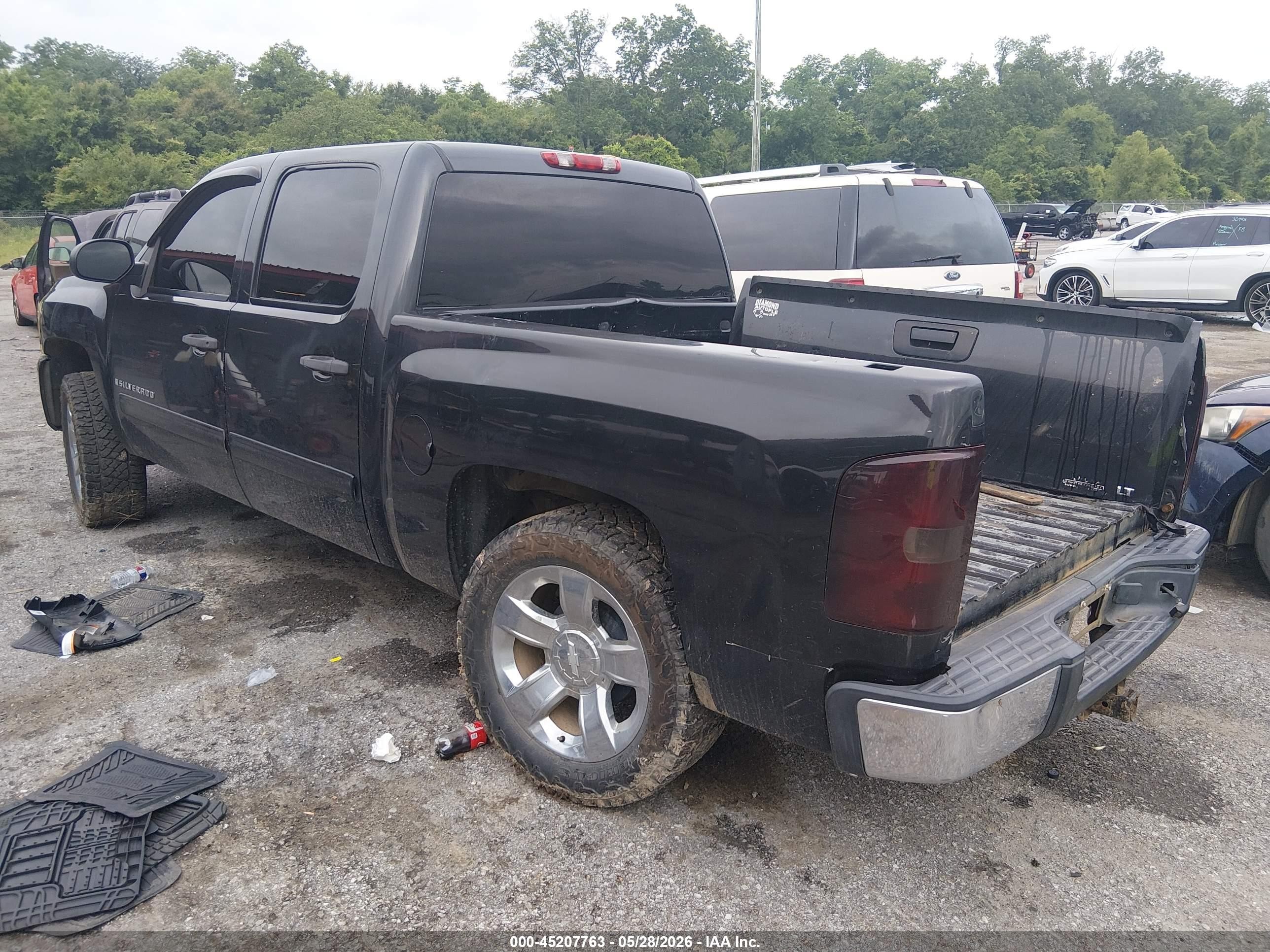 2009 Chevrolet Silverado 1500 Lt Black vin: 3GCEC23099G175280