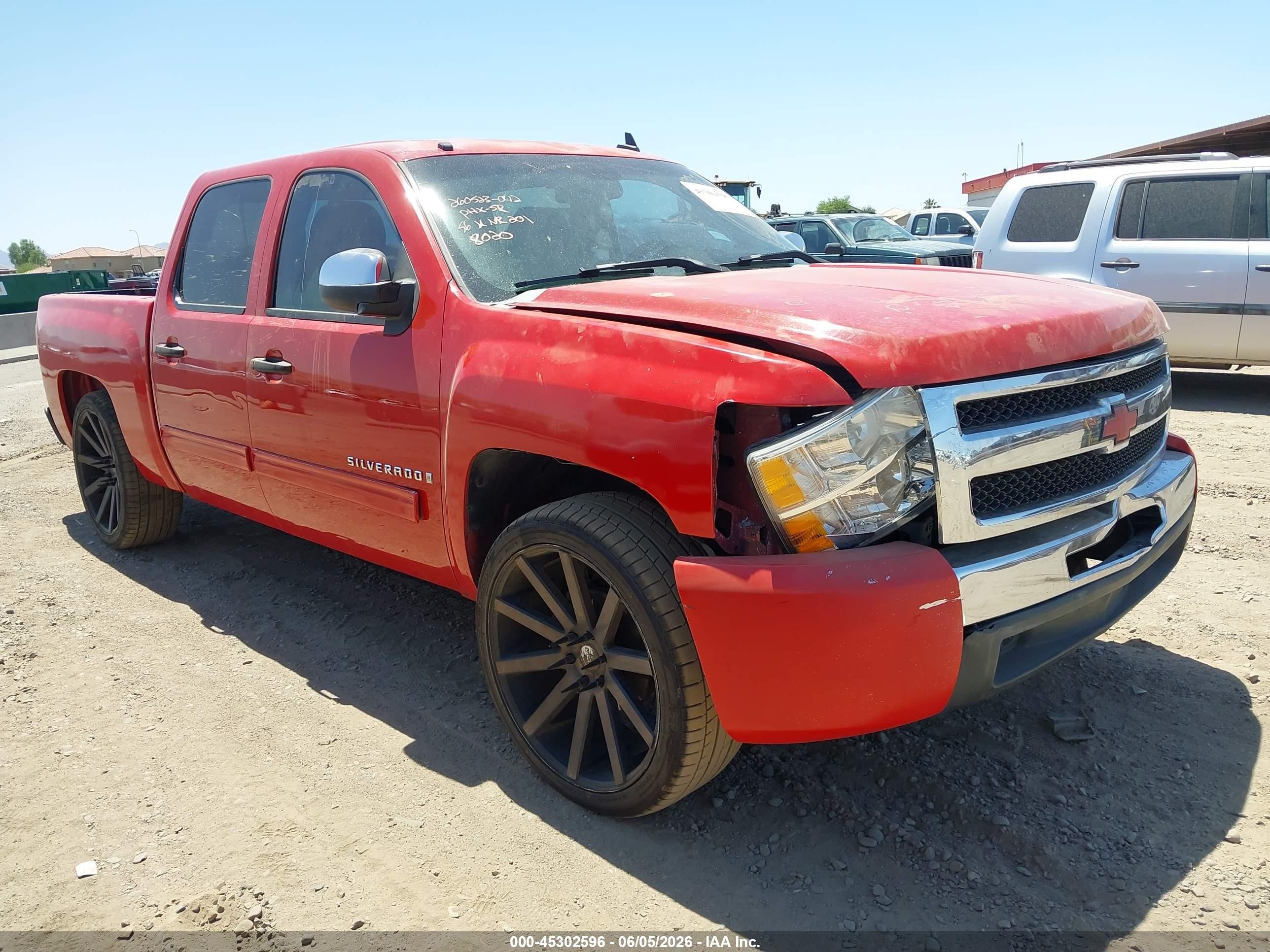 2009 Chevrolet Silverado 1500 Lt Red vin: 3GCEC230X9G268020