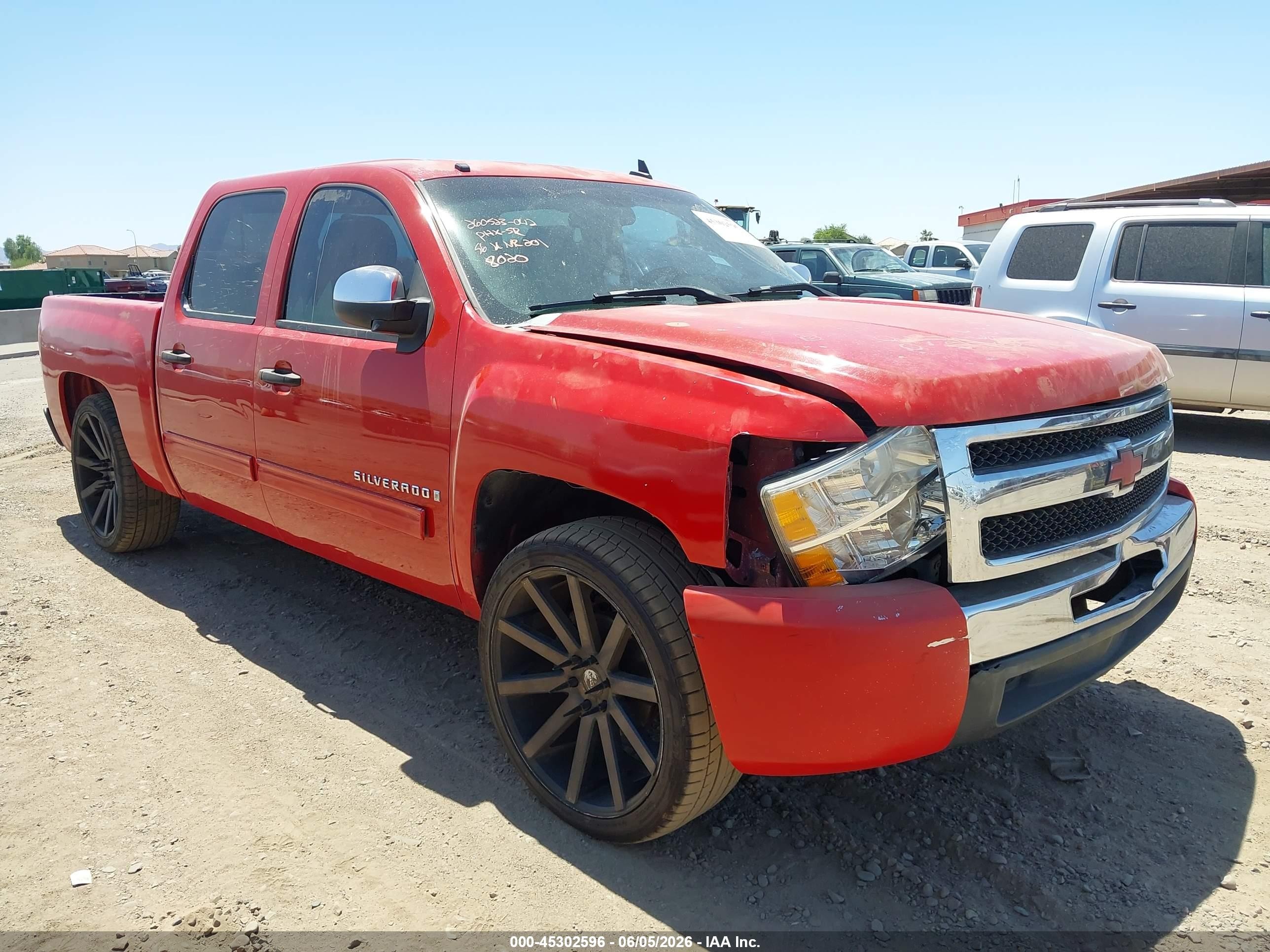 2009 Chevrolet Silverado 1500 Lt Red vin: 3GCEC230X9G268020