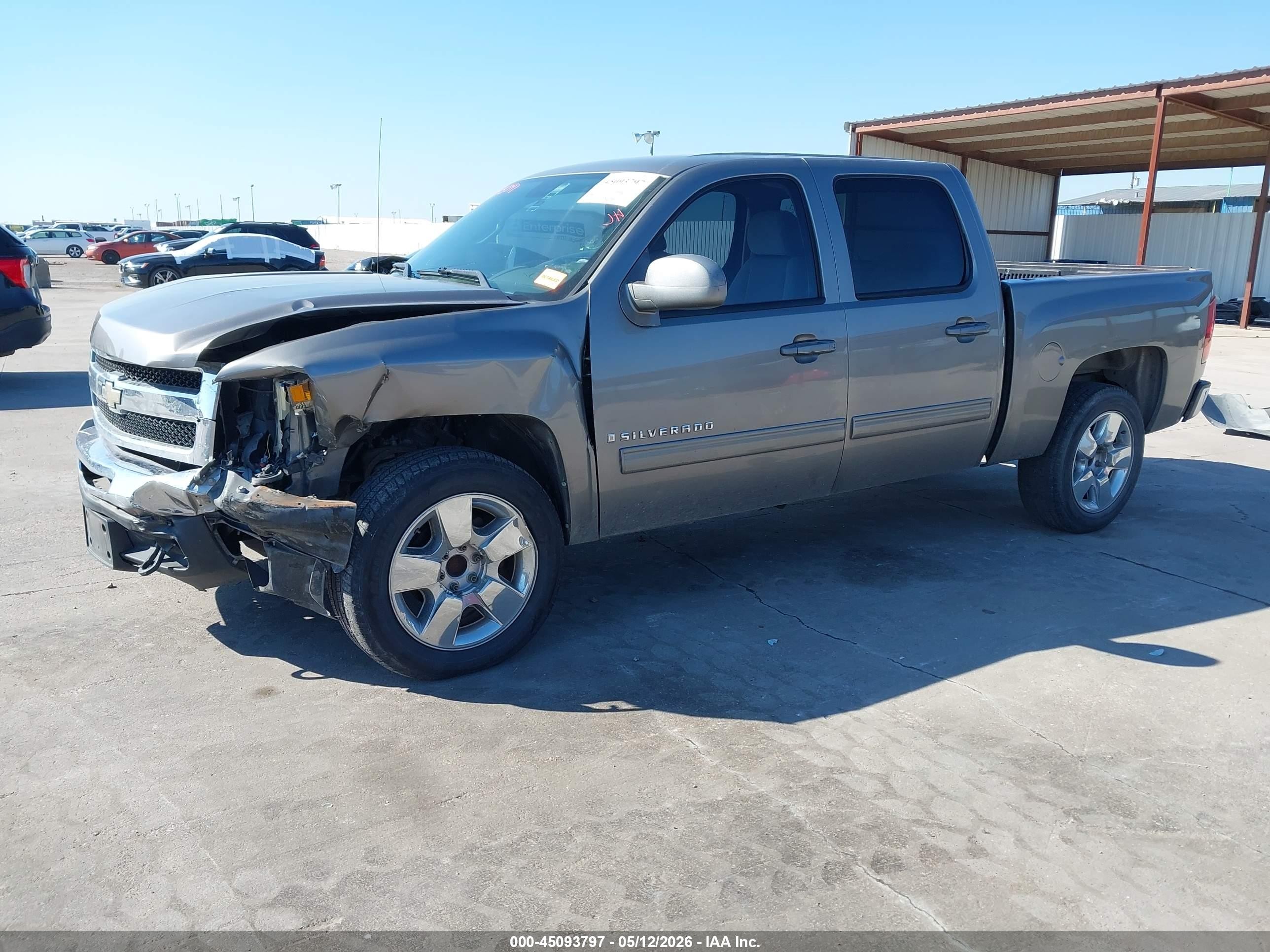 2009 Chevrolet Silverado 1500 Lt Gray vin: 3GCEC23C39G106997