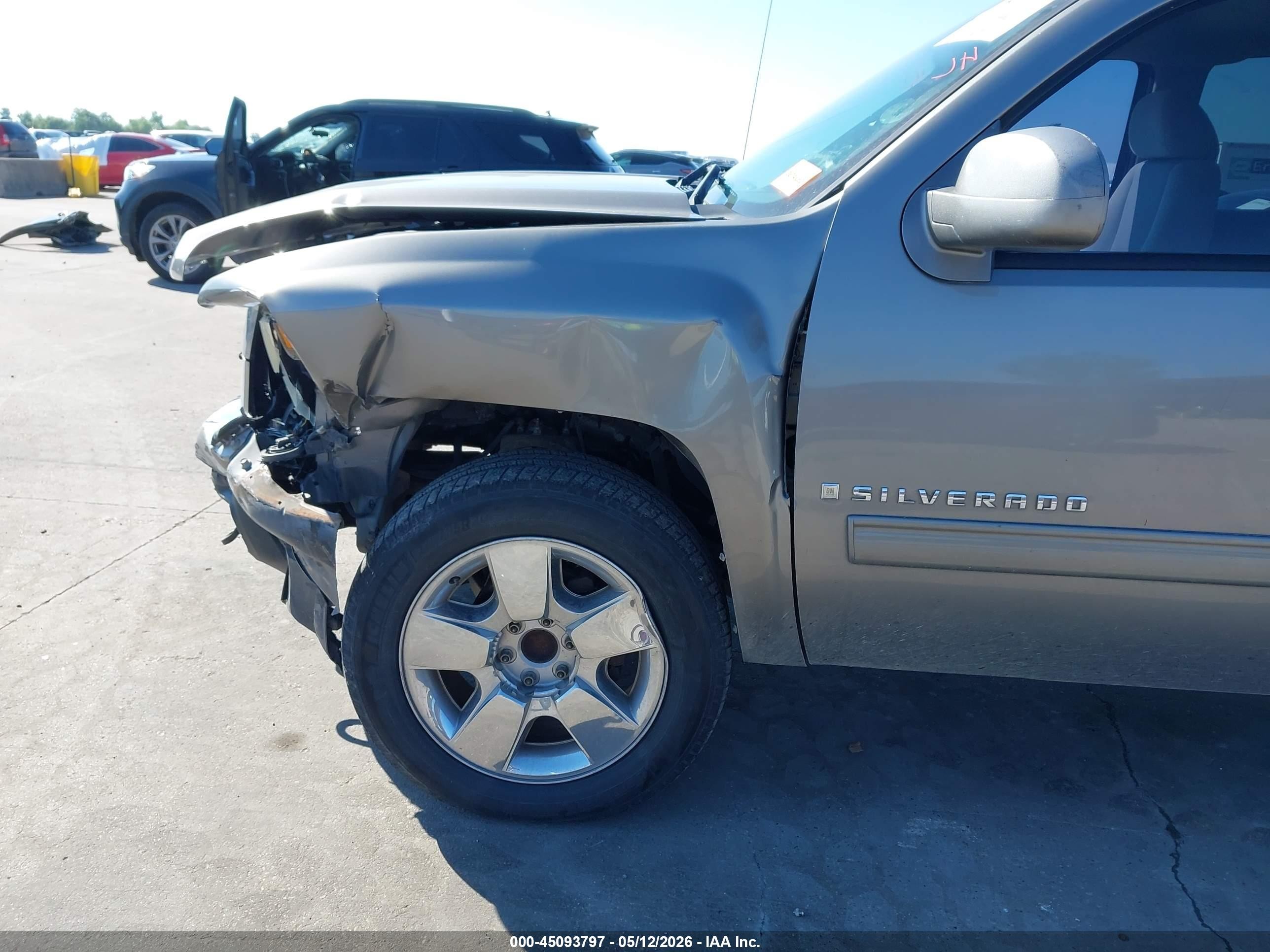 2009 Chevrolet Silverado 1500 Lt Gray vin: 3GCEC23C39G106997