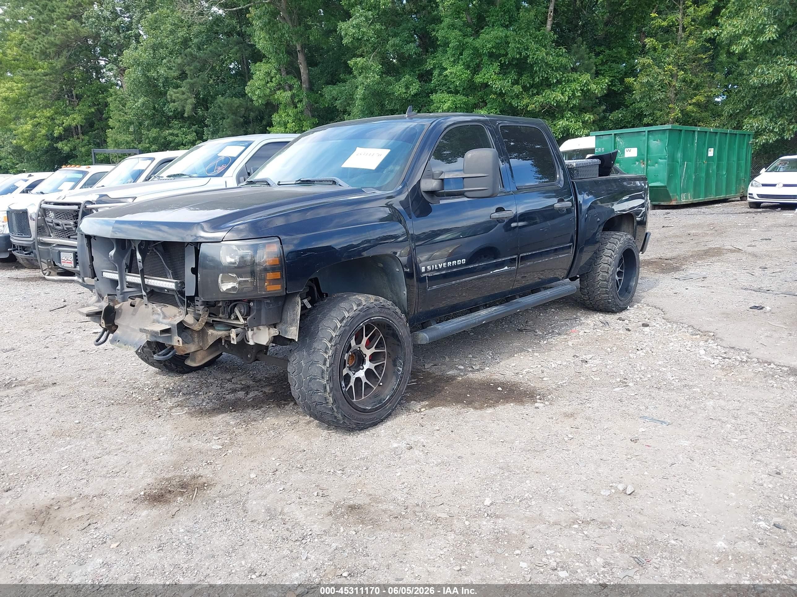 2009 Chevrolet Silverado 1500 Lt Black vin: 3GCEC23C39G186236