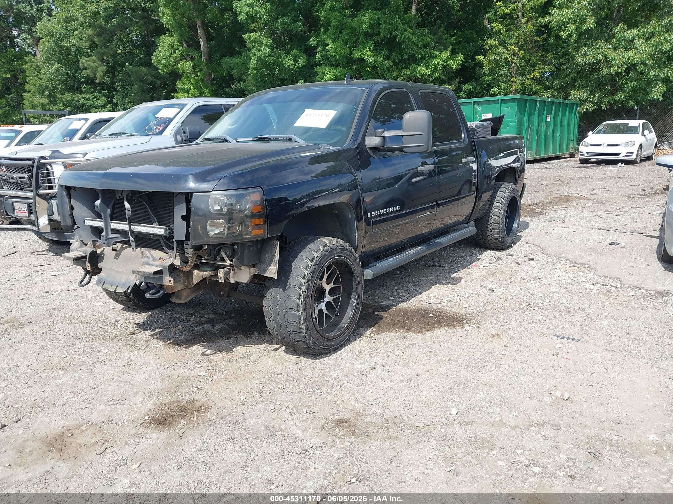 2009 Chevrolet Silverado 1500 Lt Black vin: 3GCEC23C39G186236