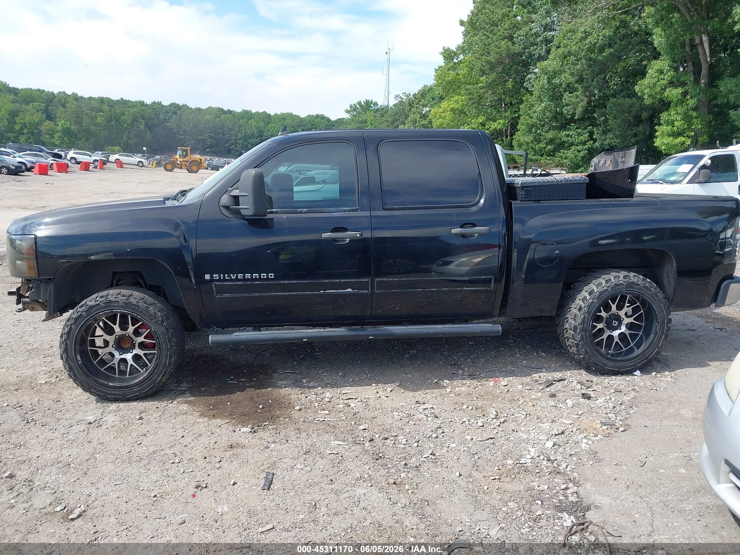 2009 Chevrolet Silverado 1500 Lt Black vin: 3GCEC23C39G186236