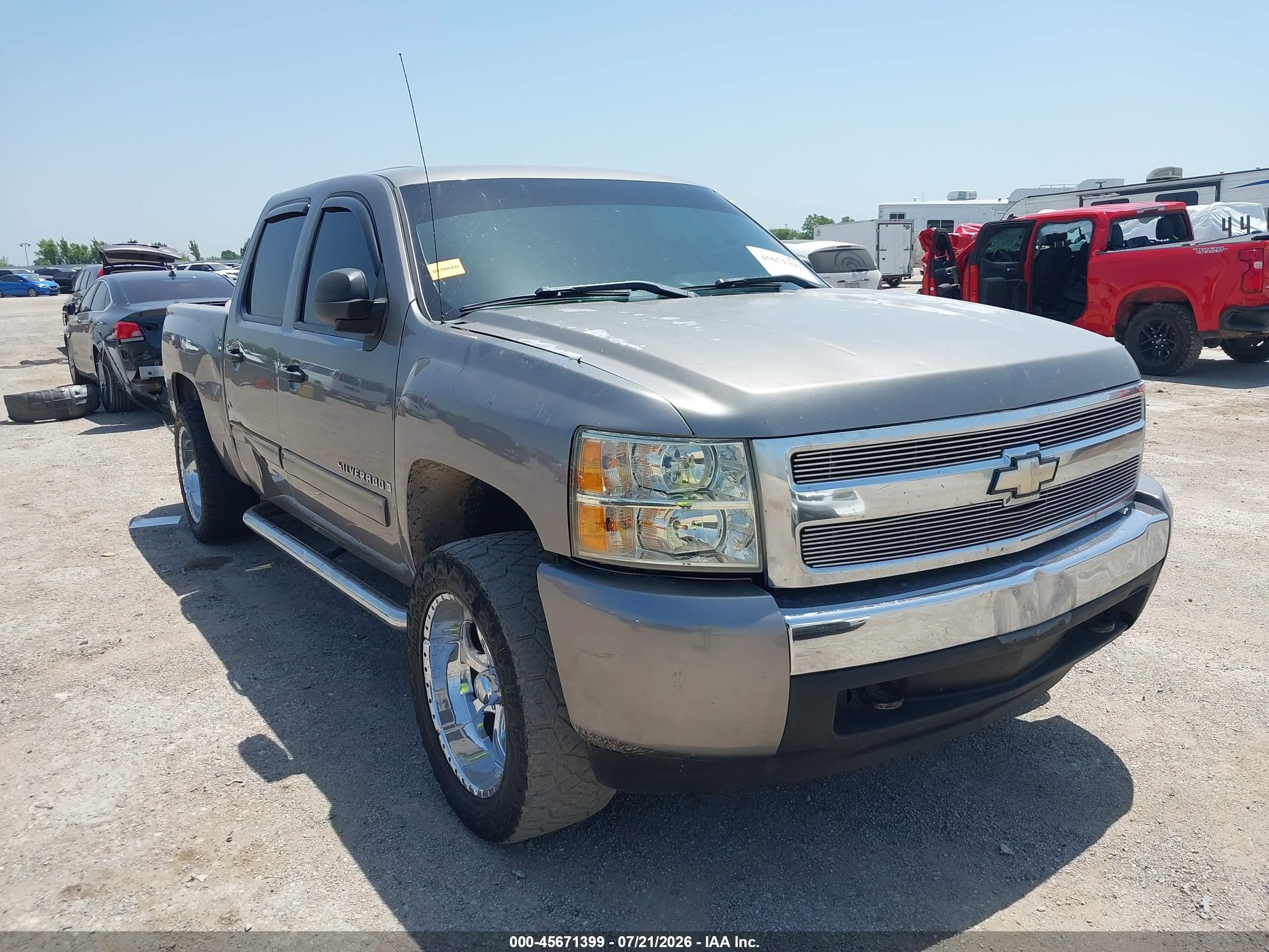 2009 Chevrolet Silverado 1500 Lt Black vin: 3GCEC23C59G106158
