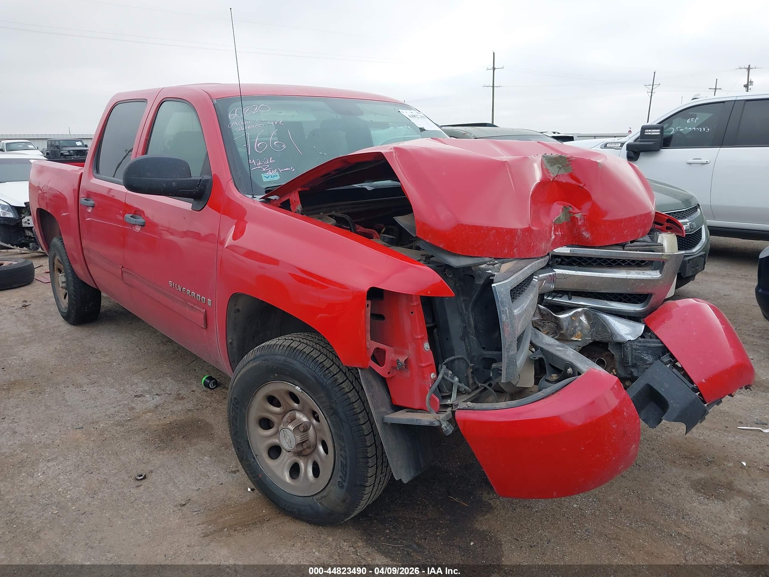 2009 Chevrolet Silverado 1500 Lt Red vin: 3GCEC23C99G127661