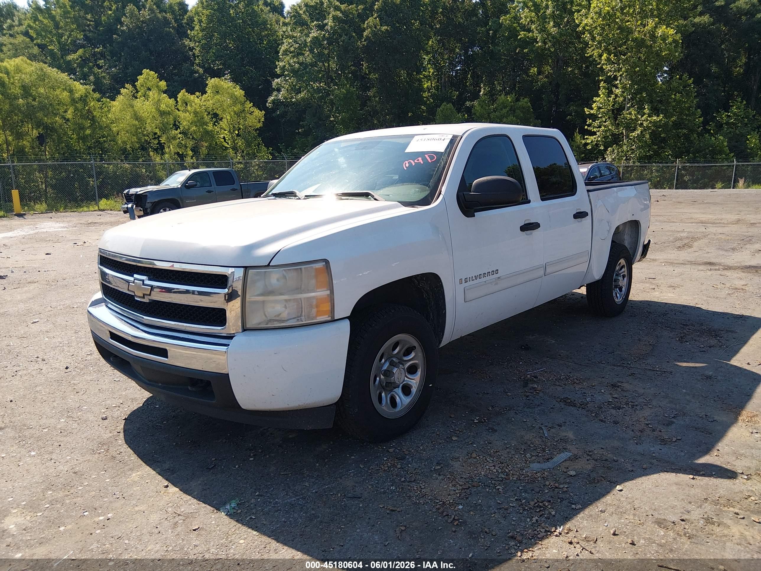 2009 Chevrolet Silverado 1500 Lt Белый vin: 3GCEC23CX9G108133