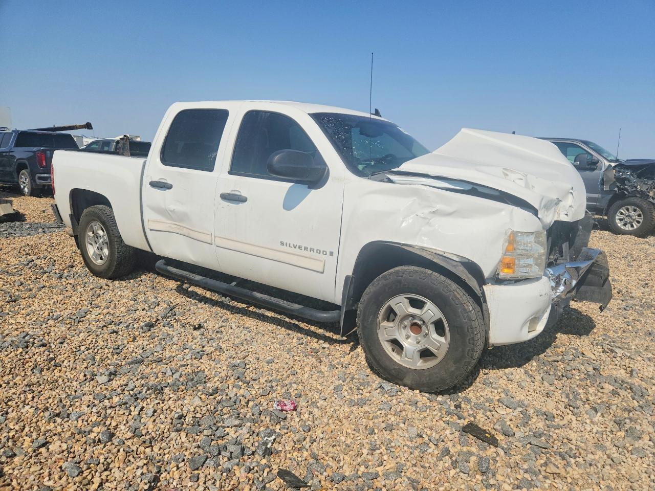 2009 Chevrolet Silverado C1500 Lt White vin: 3GCEC23J09G272456