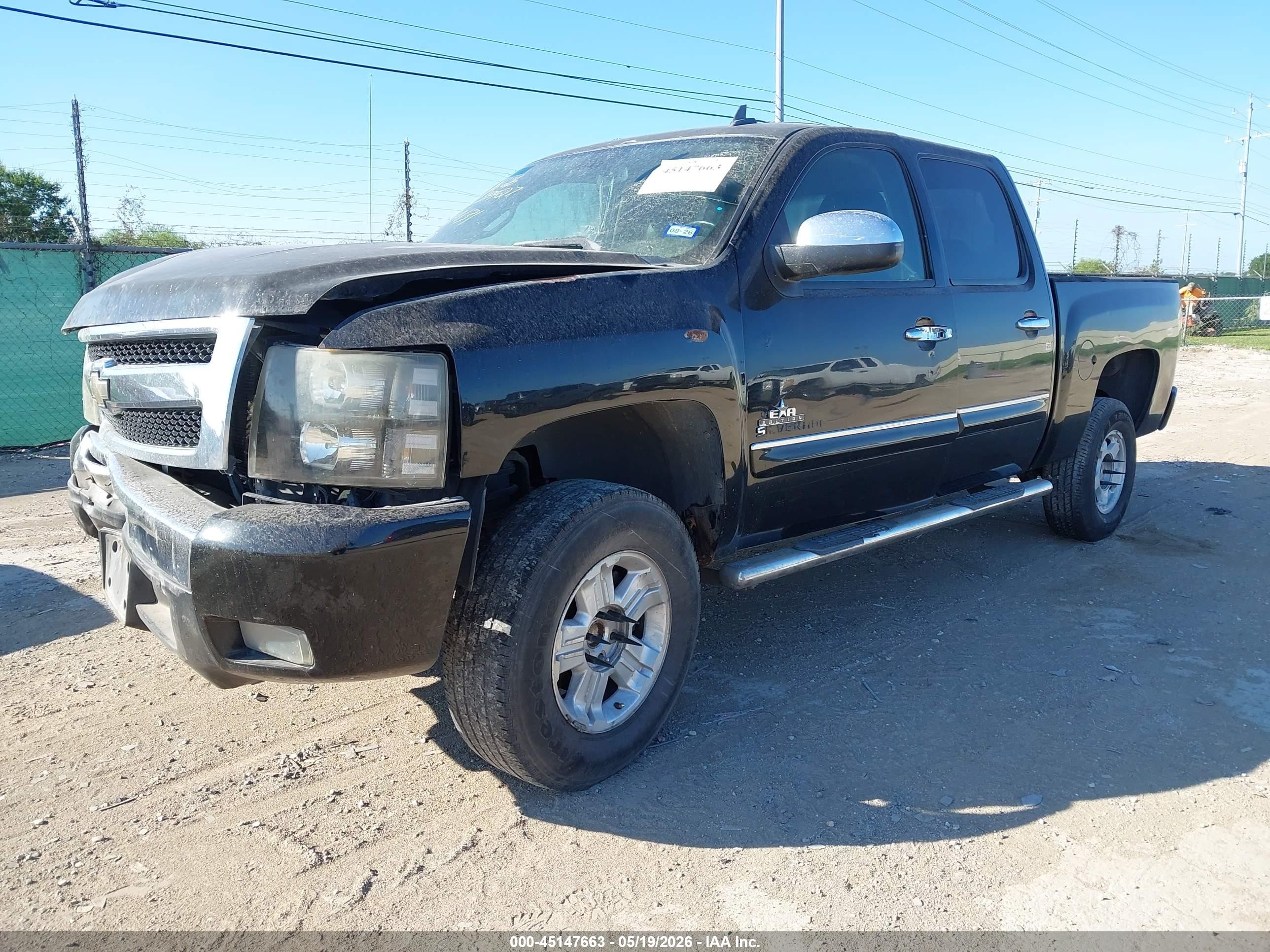 2009 Chevrolet Silverado 1500 Lt Black vin: 3GCEC23J69G259131