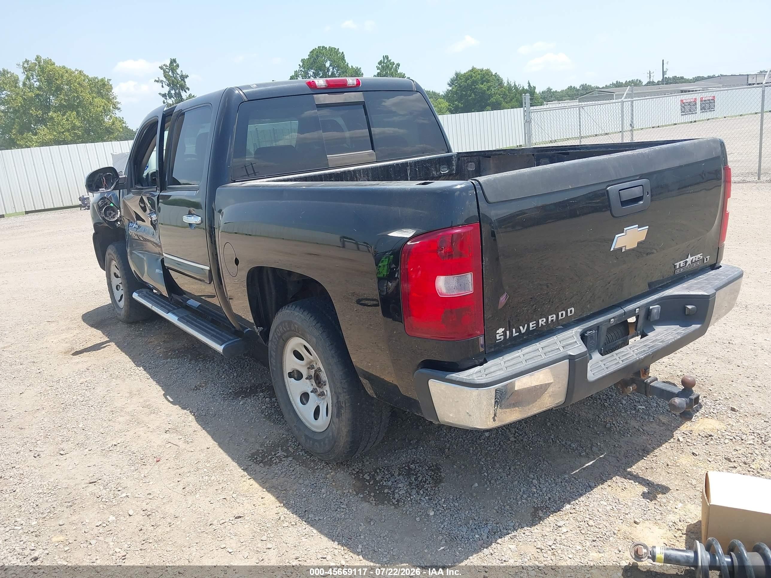 2009 Chevrolet Silverado 1500 Lt Black vin: 3GCEC23J89G278277