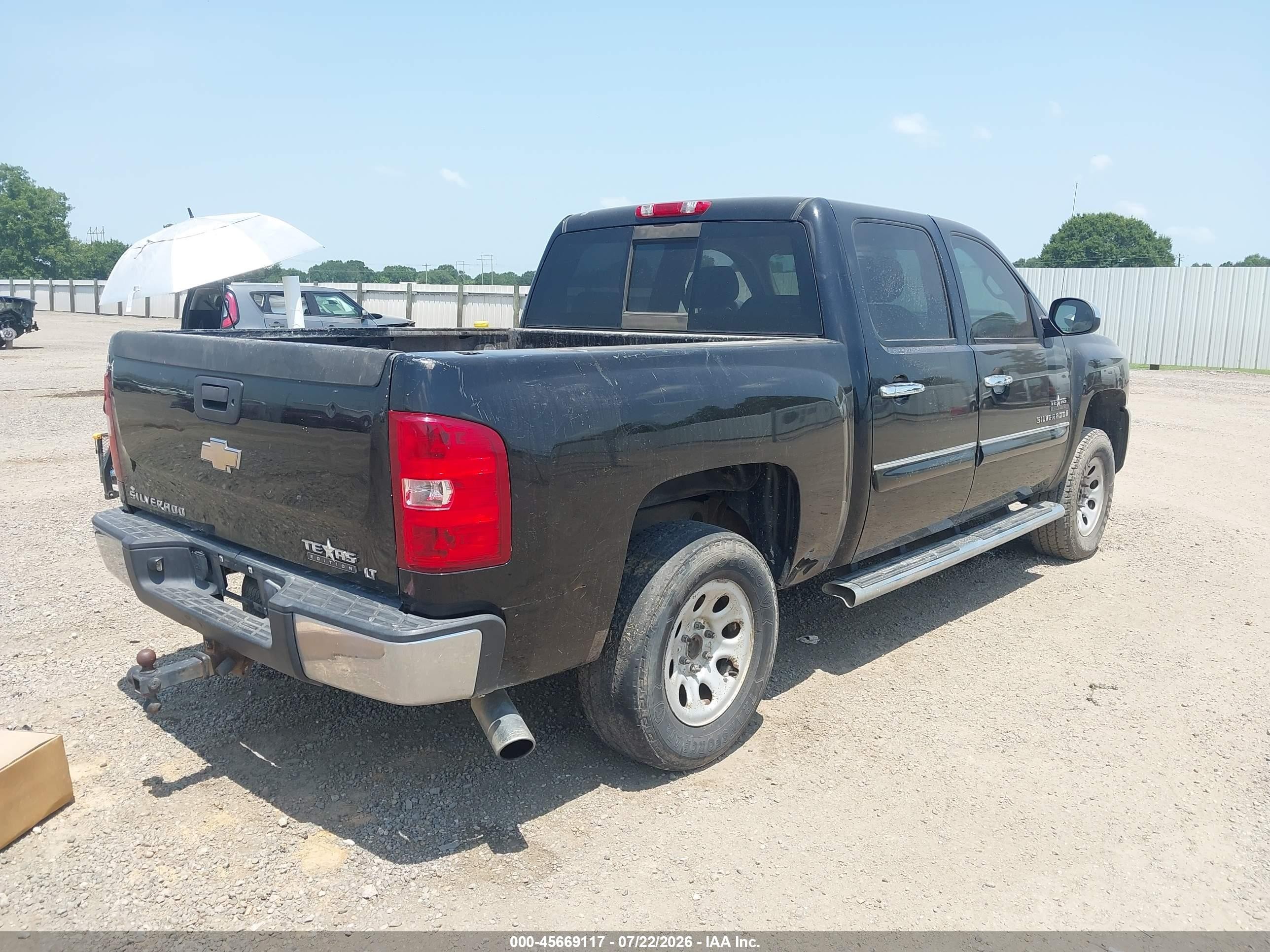2009 Chevrolet Silverado 1500 Lt Black vin: 3GCEC23J89G278277