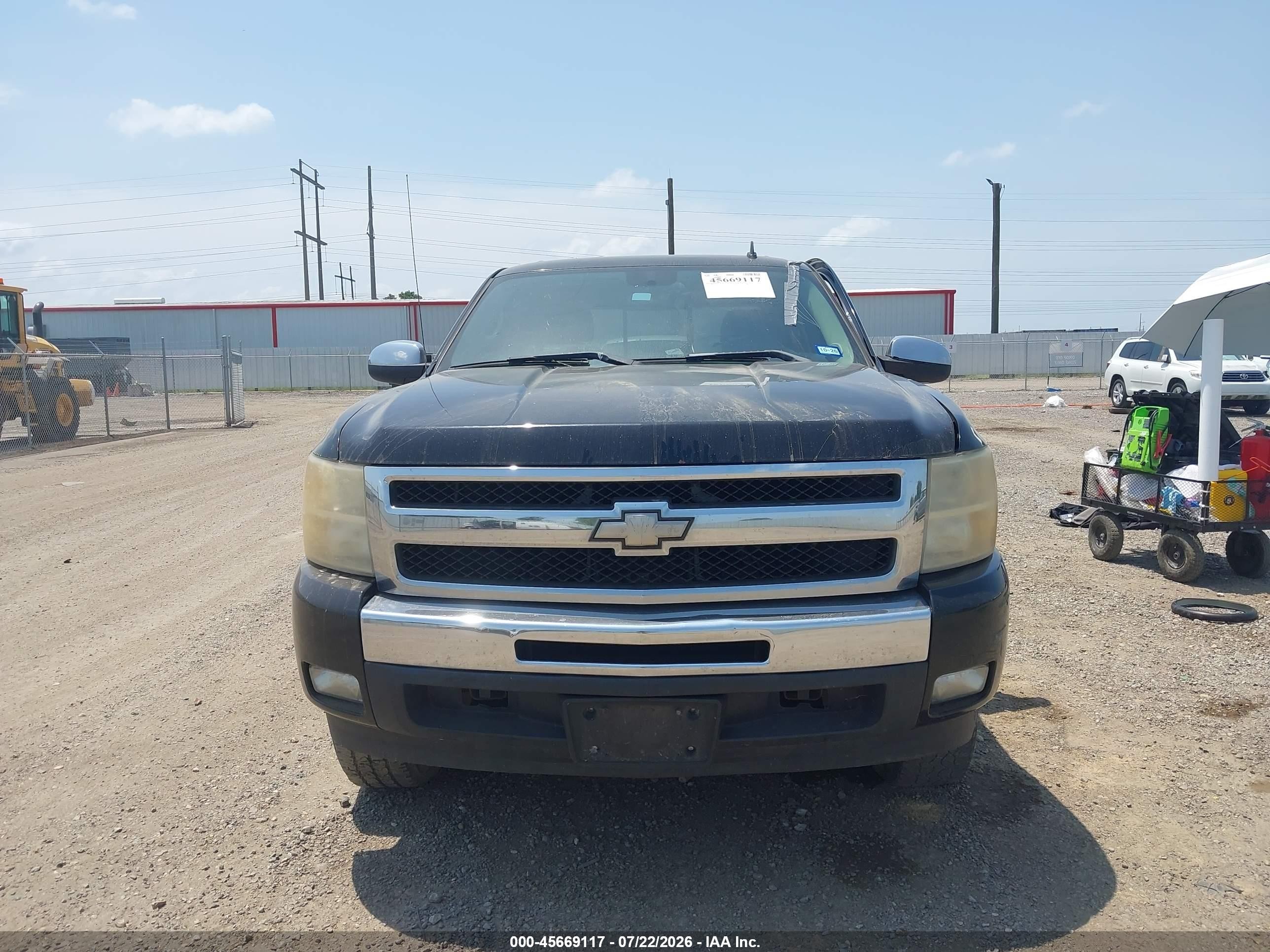 2009 Chevrolet Silverado 1500 Lt Black vin: 3GCEC23J89G278277