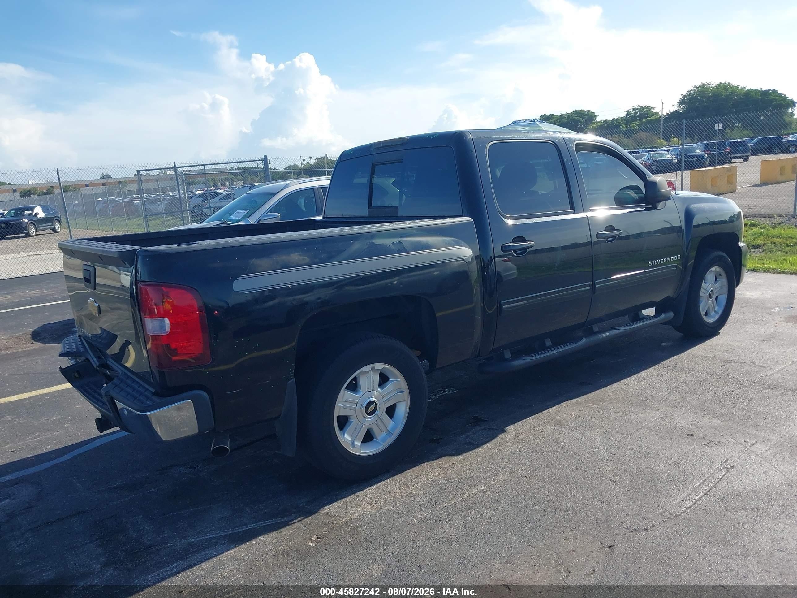 2009 Chevrolet Silverado 1500 Lt Black vin: 3GCEC23J99G228083