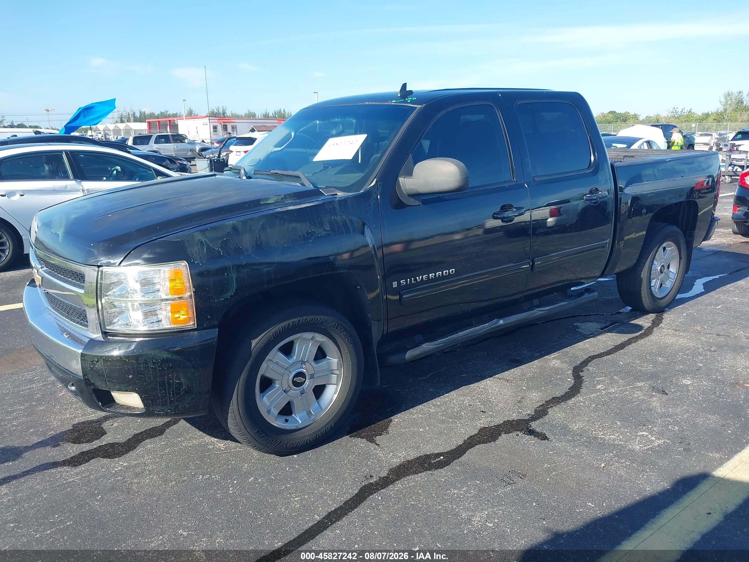 2009 Chevrolet Silverado 1500 Lt Black vin: 3GCEC23J99G228083