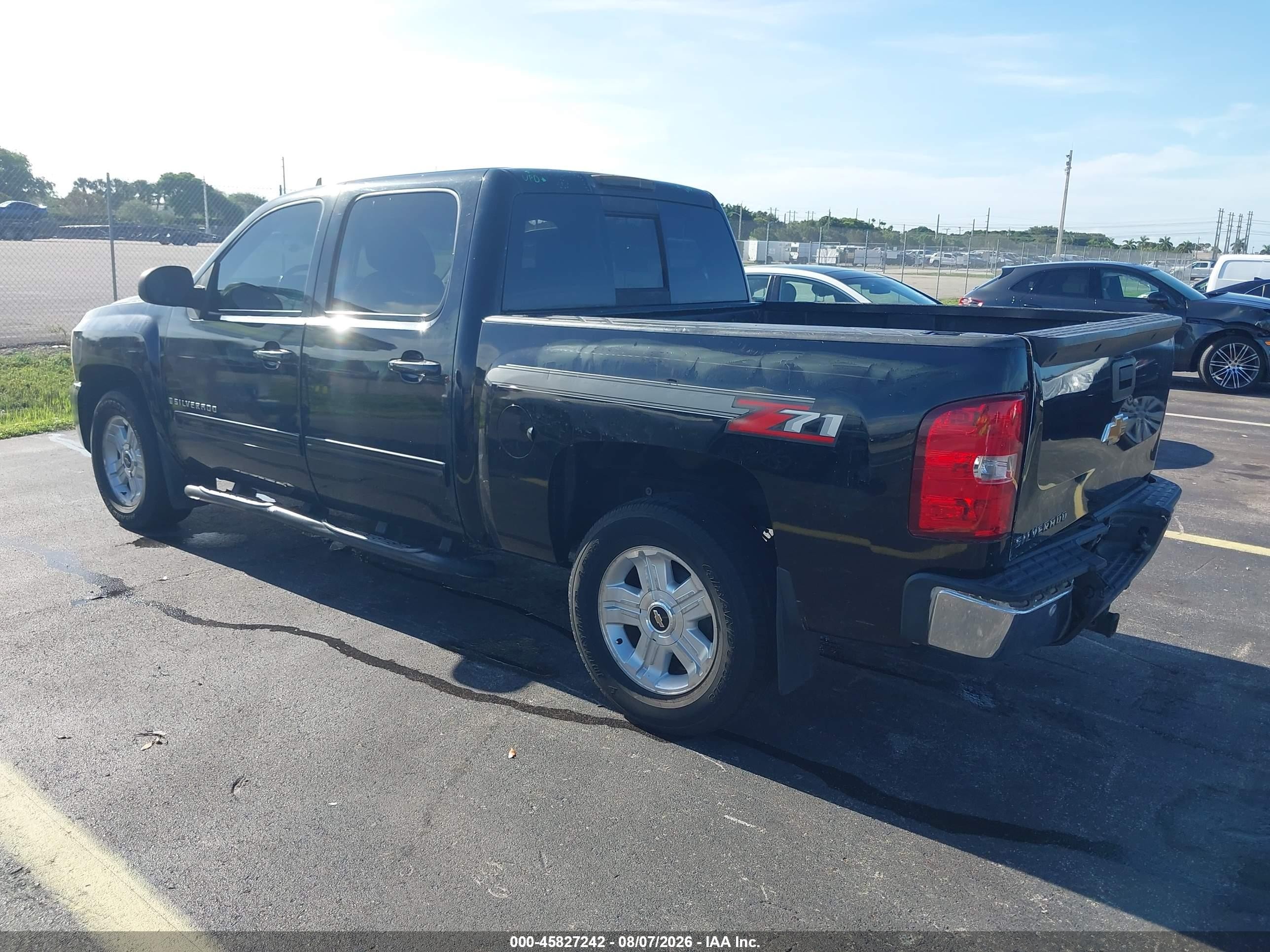 2009 Chevrolet Silverado 1500 Lt Black vin: 3GCEC23J99G228083
