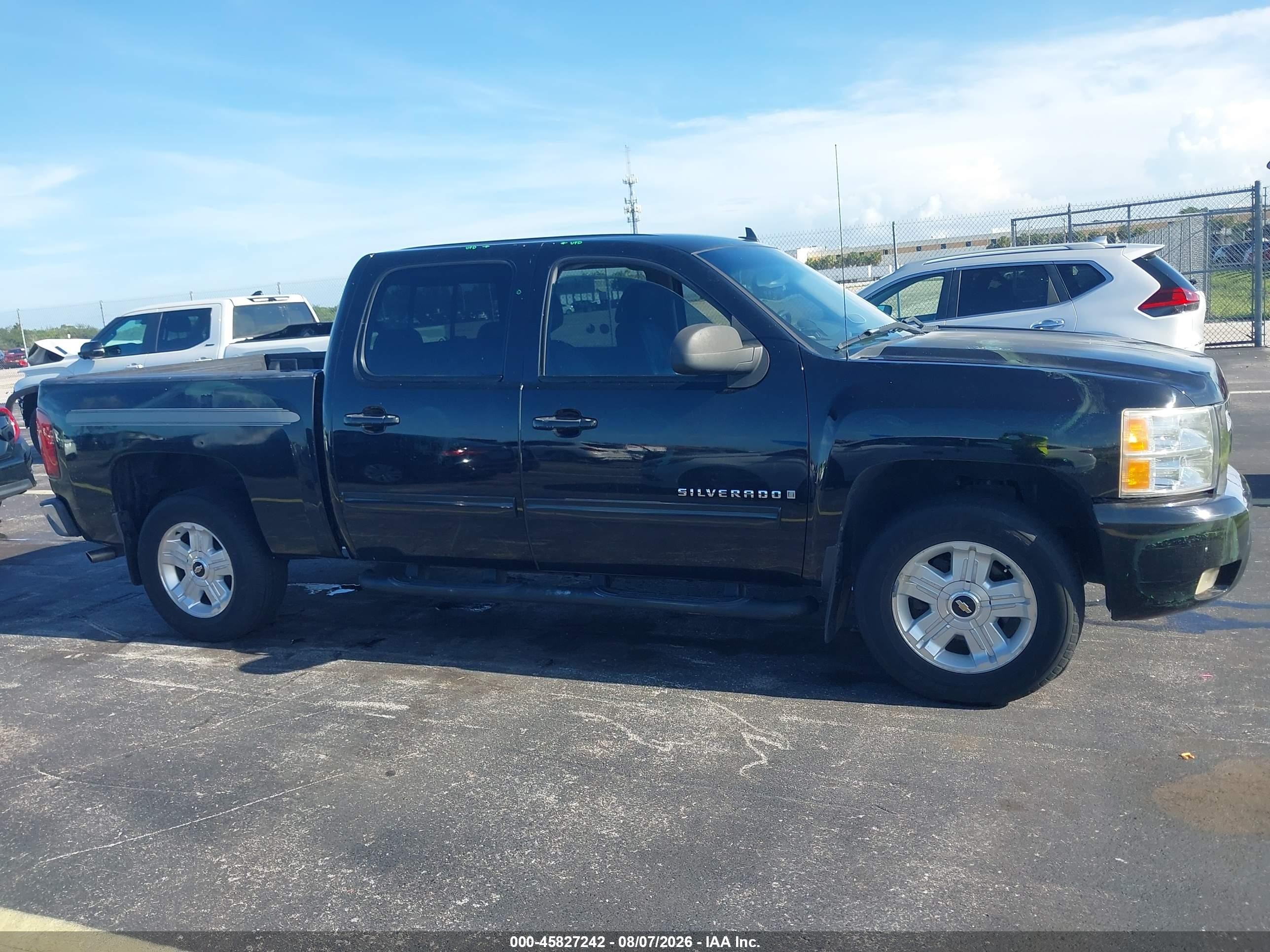 2009 Chevrolet Silverado 1500 Lt Black vin: 3GCEC23J99G228083