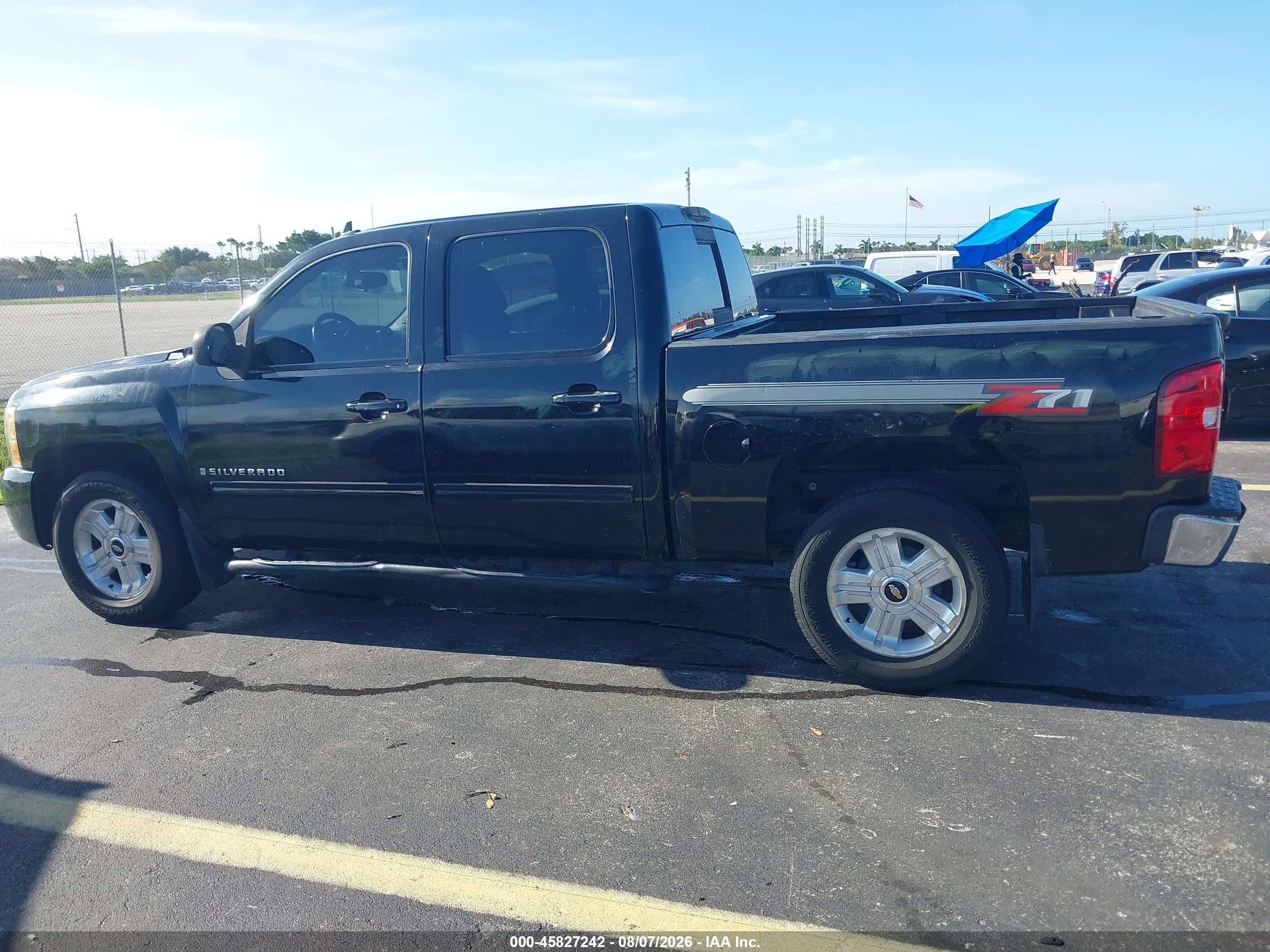 2009 Chevrolet Silverado 1500 Lt Black vin: 3GCEC23J99G228083