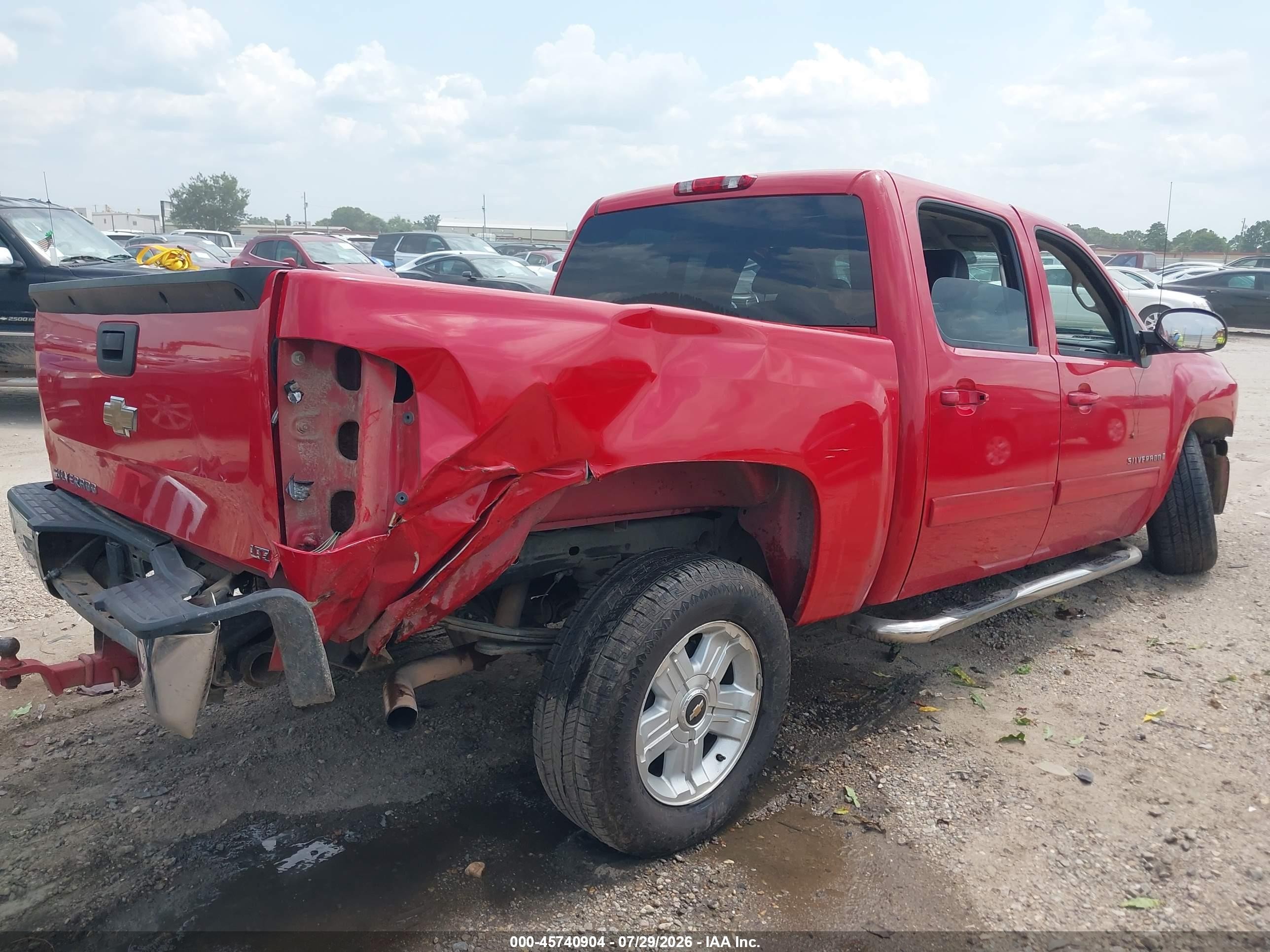 2009 Chevrolet Silverado 1500 Ltz Red vin: 3GCEC33J69G236485