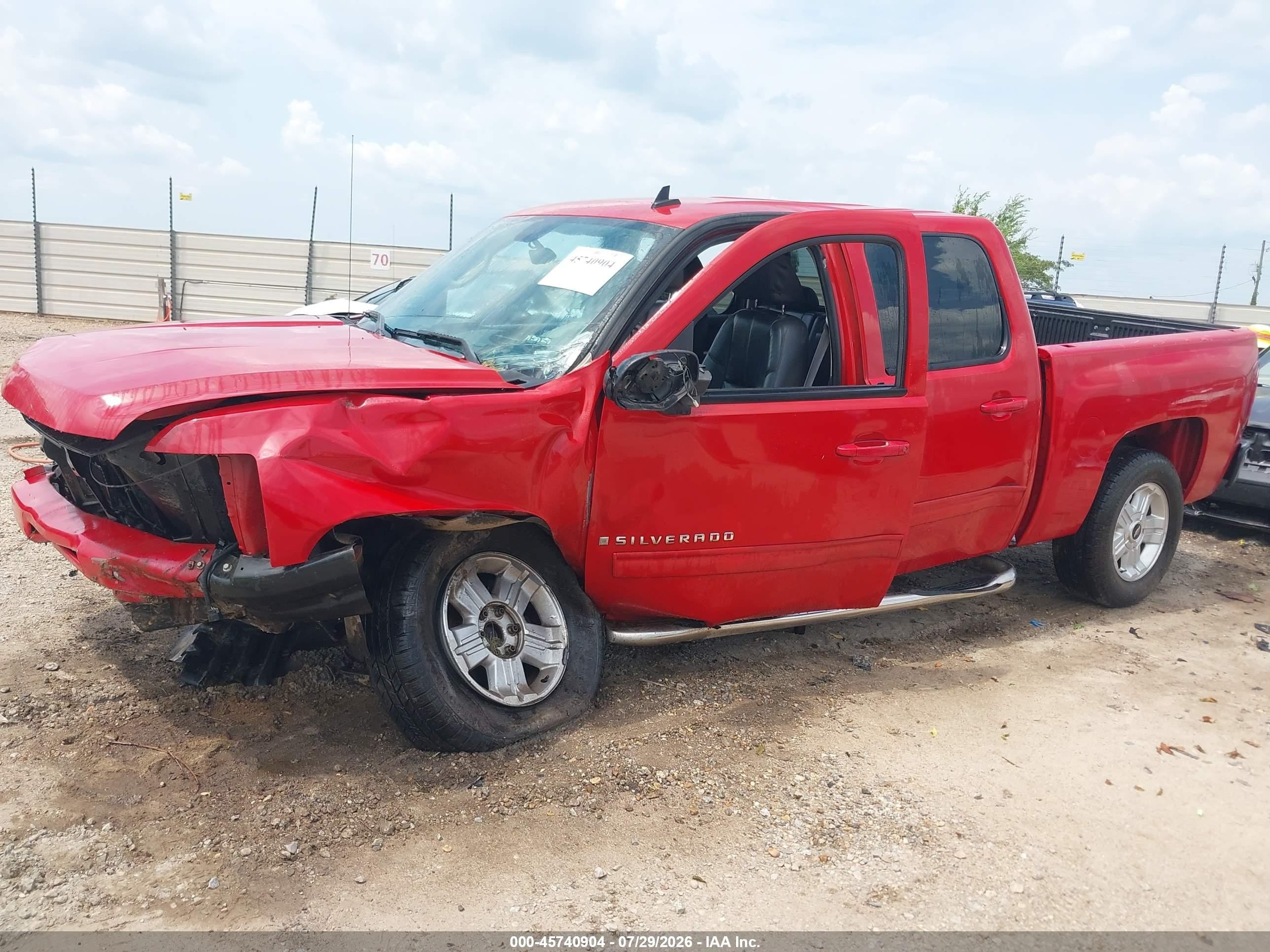 2009 Chevrolet Silverado 1500 Ltz Red vin: 3GCEC33J69G236485