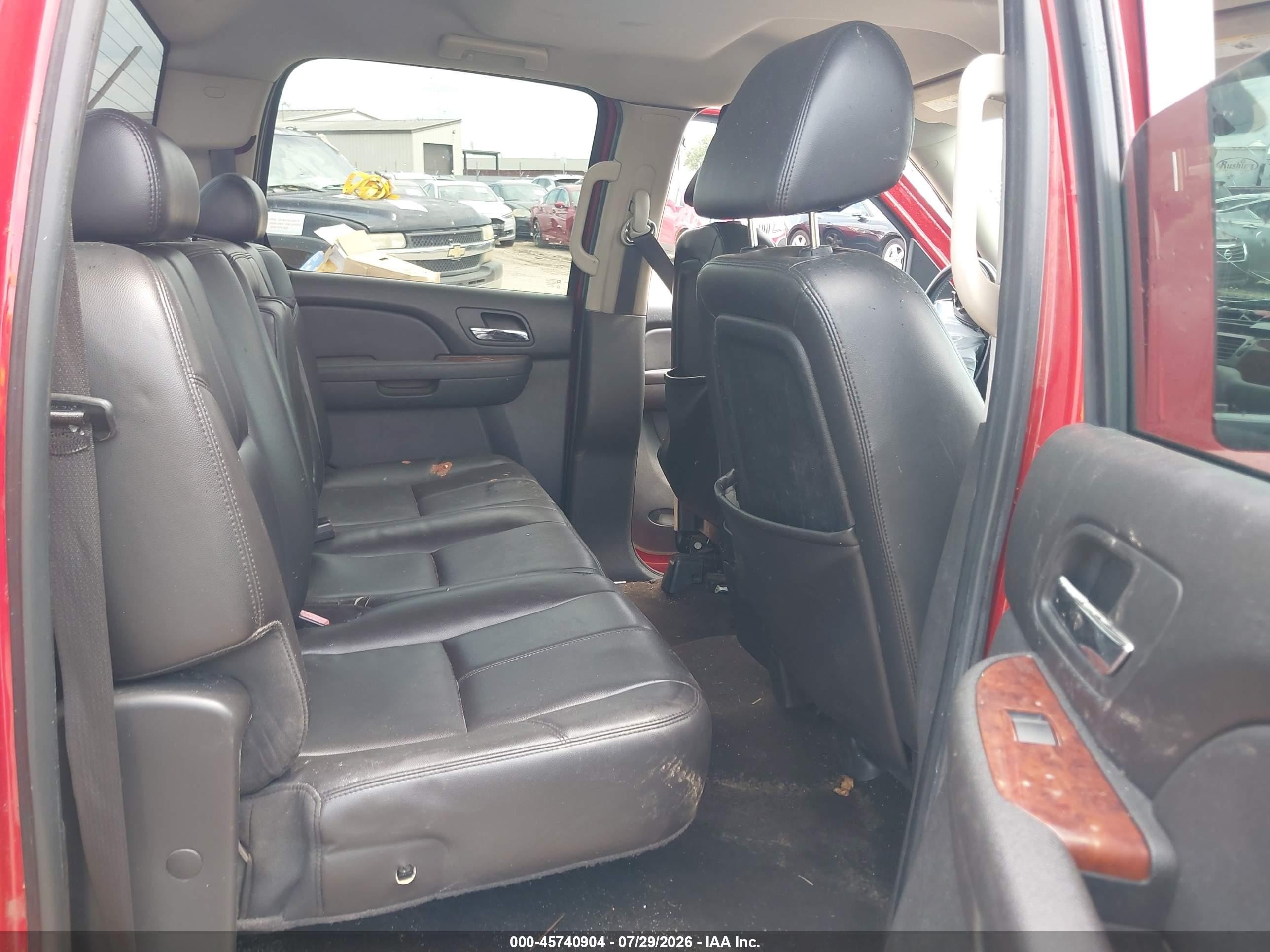 2009 Chevrolet Silverado 1500 Ltz Red vin: 3GCEC33J69G236485