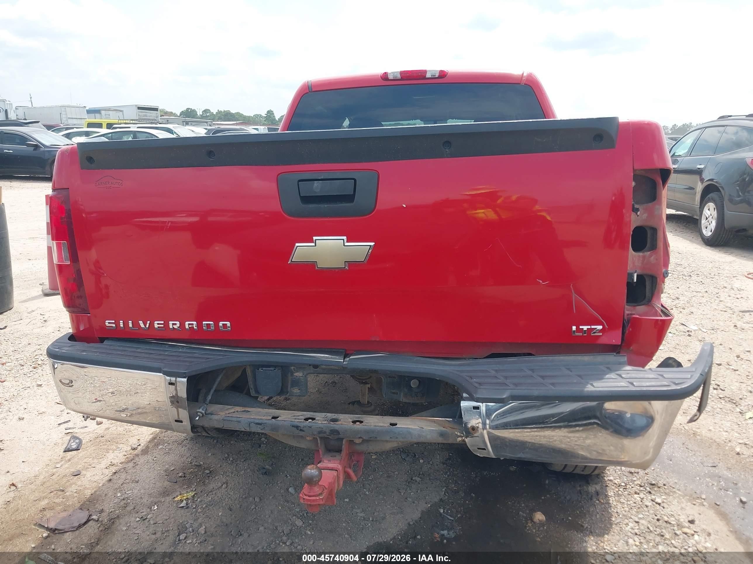 2009 Chevrolet Silverado 1500 Ltz Red vin: 3GCEC33J69G236485