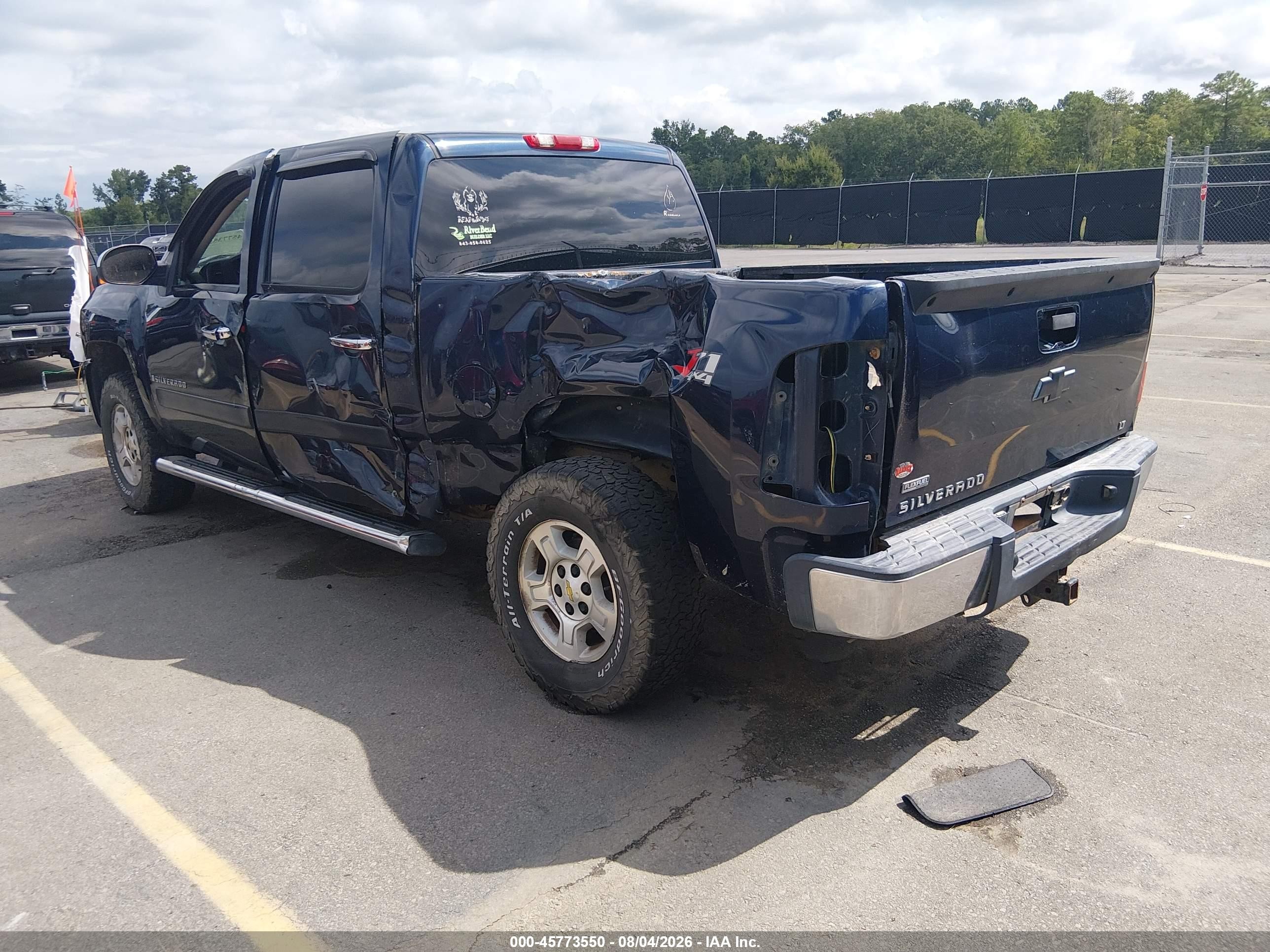 2008 Chevrolet Silverado 1500 Lt1 Blue vin: 3GCEK13348G157761
