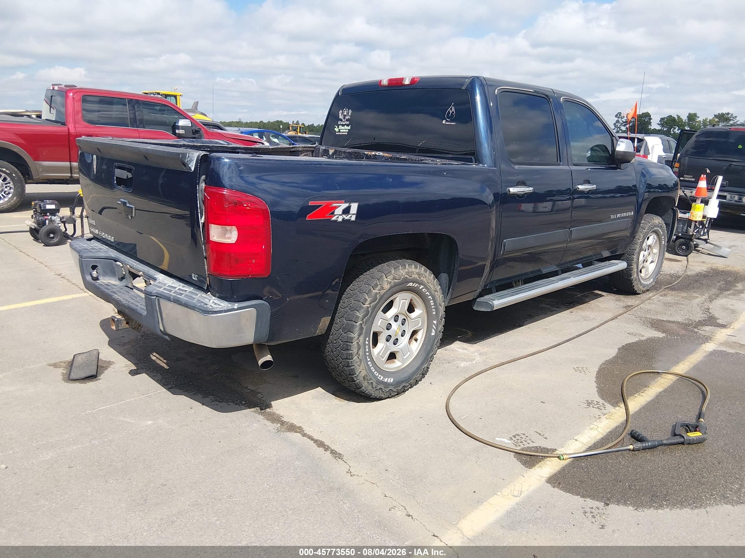 2008 Chevrolet Silverado 1500 Lt1 Blue vin: 3GCEK13348G157761