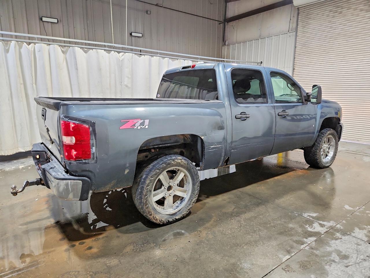 2008 Chevrolet Silverado K1500 Blue vin: 3GCEK13348G258931