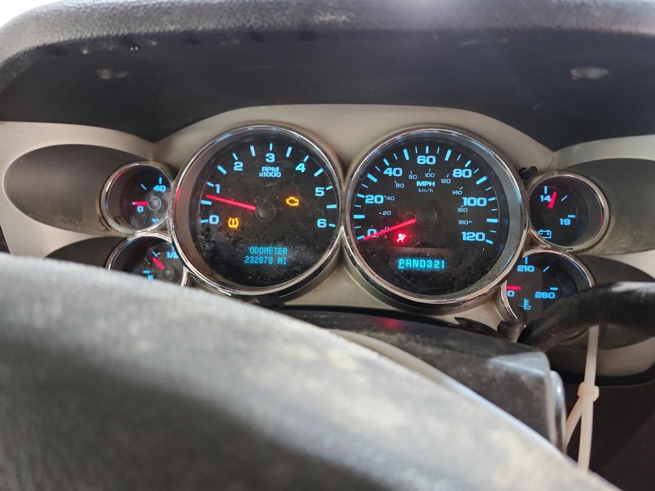 2008 Chevrolet Silverado K1500 Blue vin: 3GCEK13348G258931 Damage: Warning Light - Engine, On, Unacceptable