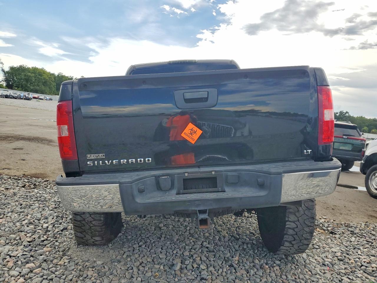 2007 Chevrolet Silverado K1500 Crew Cab Black vin: 3GCEK13367G544391