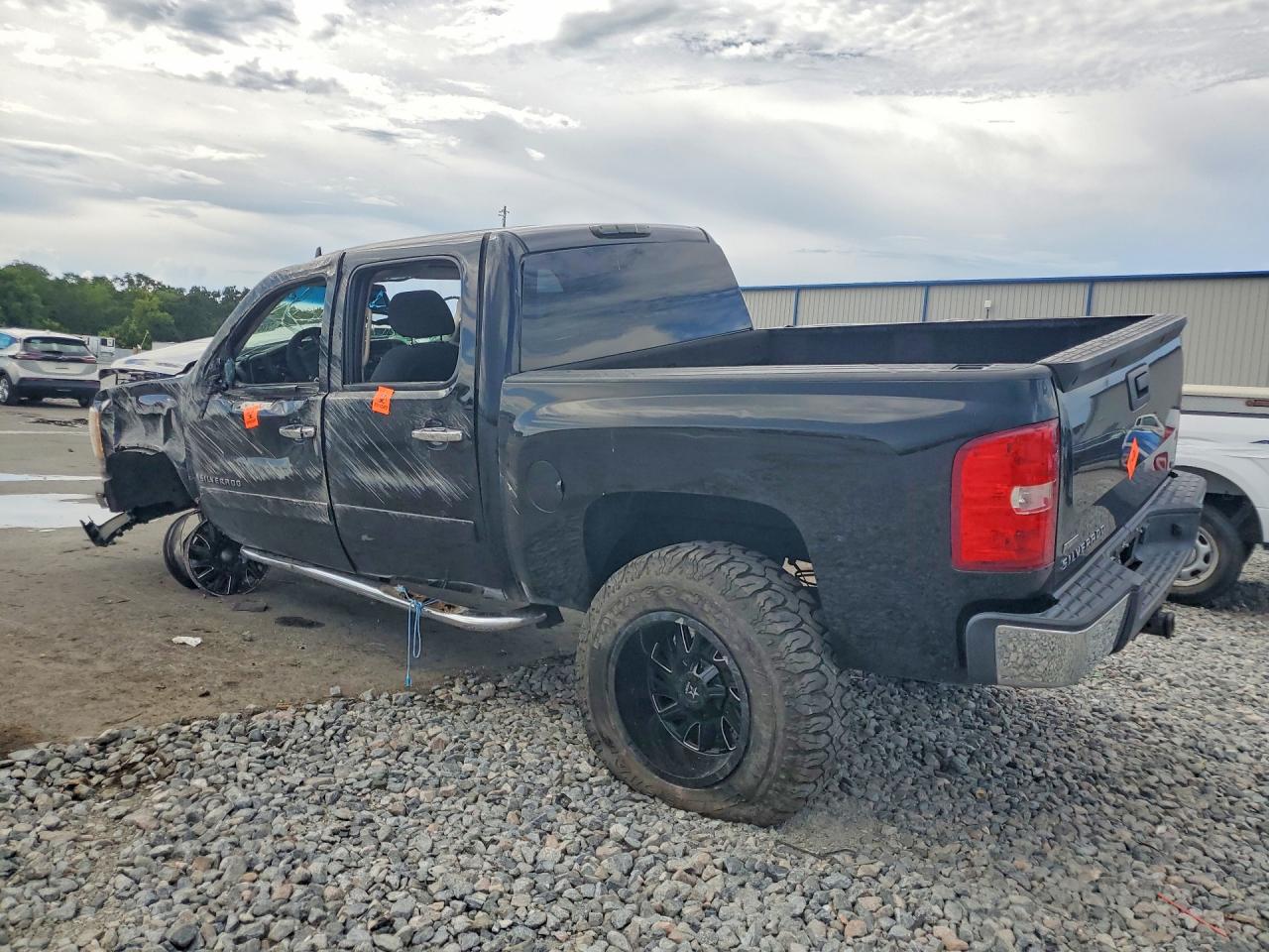 2007 Chevrolet Silverado K1500 Crew Cab Black vin: 3GCEK13367G544391