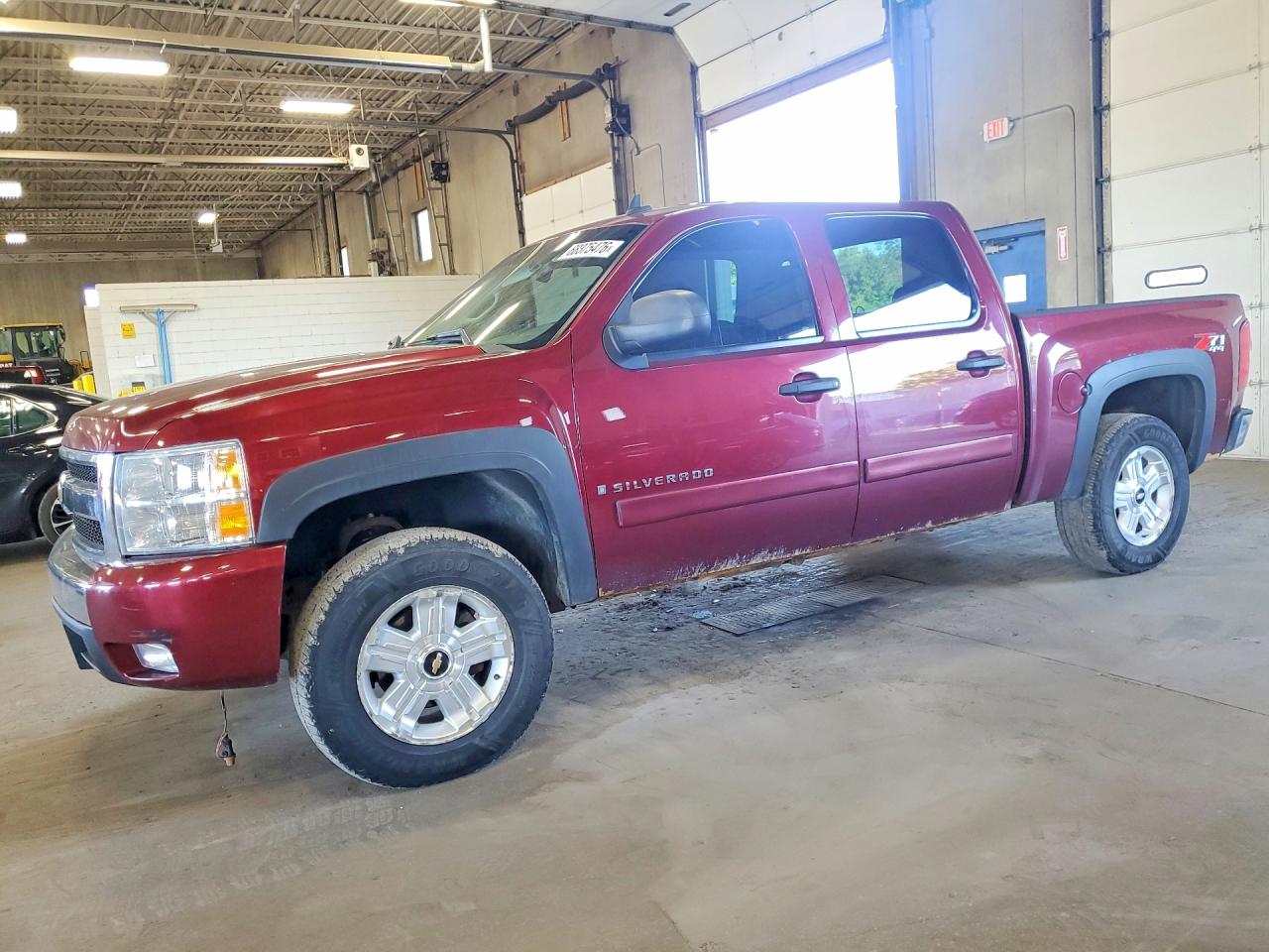 2008 Chevrolet Silverado K1500 Burgundy vin: 3GCEK13368G176361