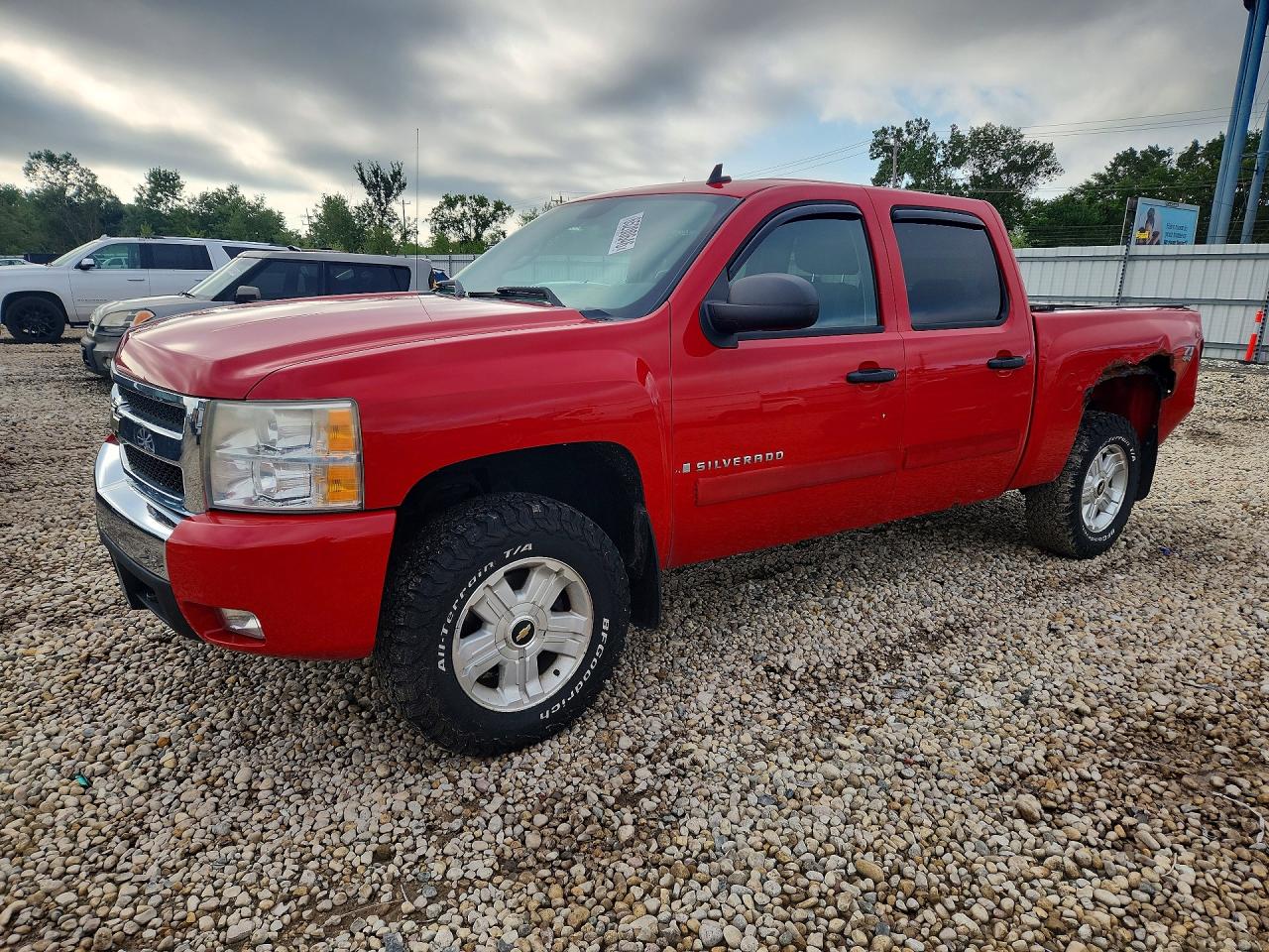 2008 Chevrolet Silverado K1500 Красный vin: 3GCEK13368G203686