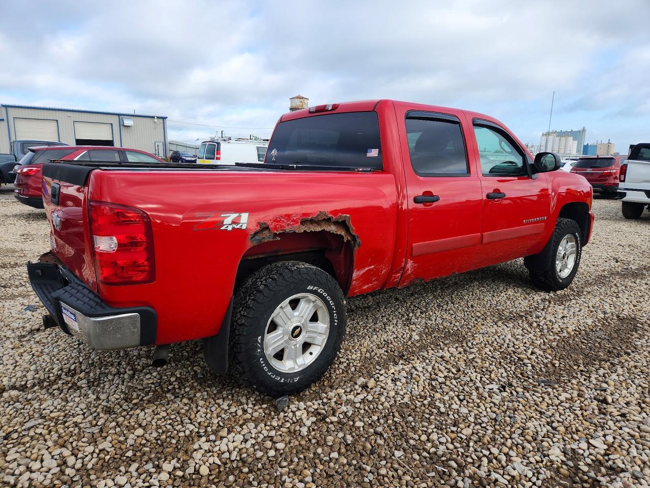 2008 Chevrolet Silverado K1500 Красный vin: 3GCEK13368G203686