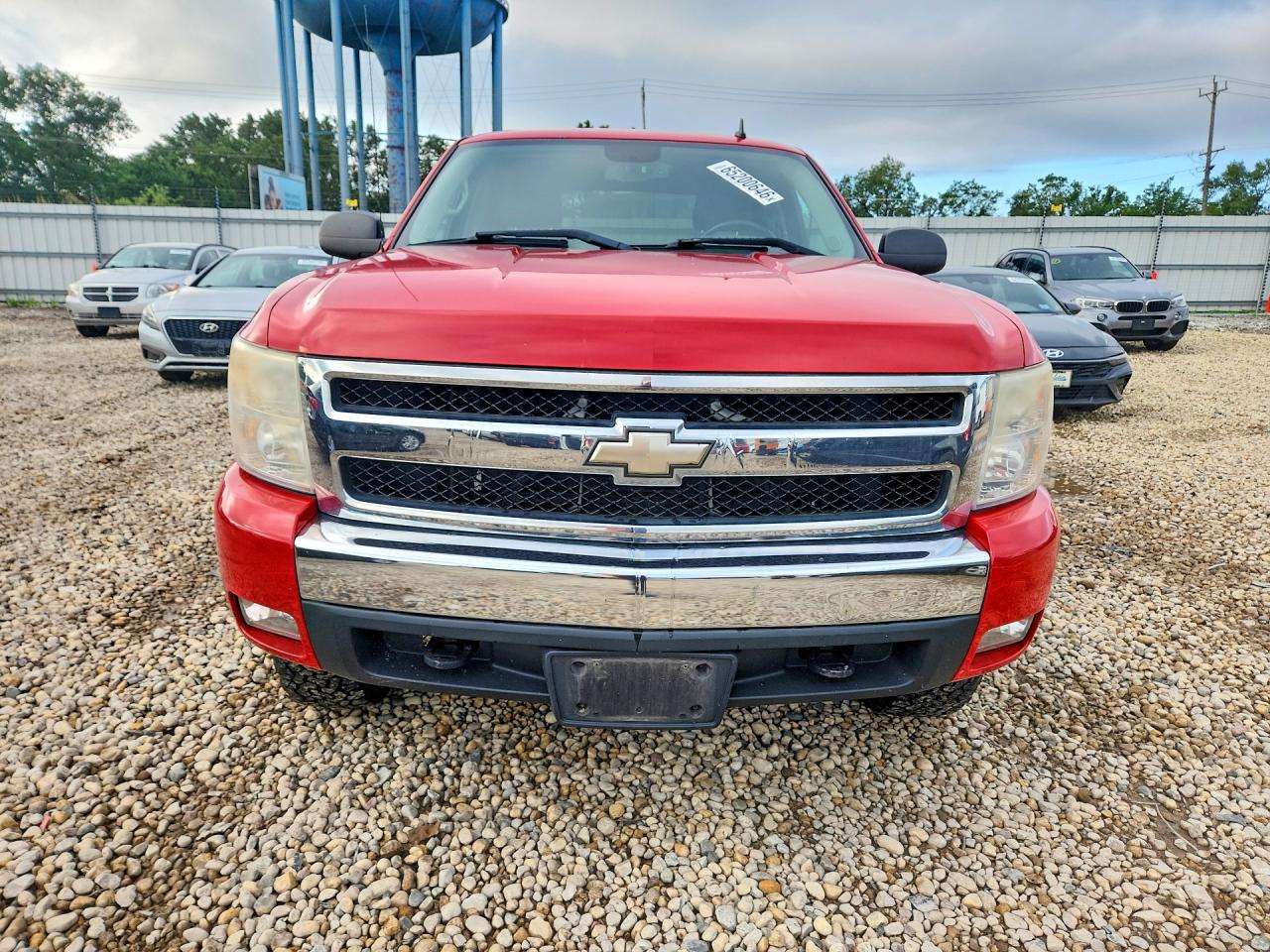 2008 Chevrolet Silverado K1500 Красный vin: 3GCEK13368G203686