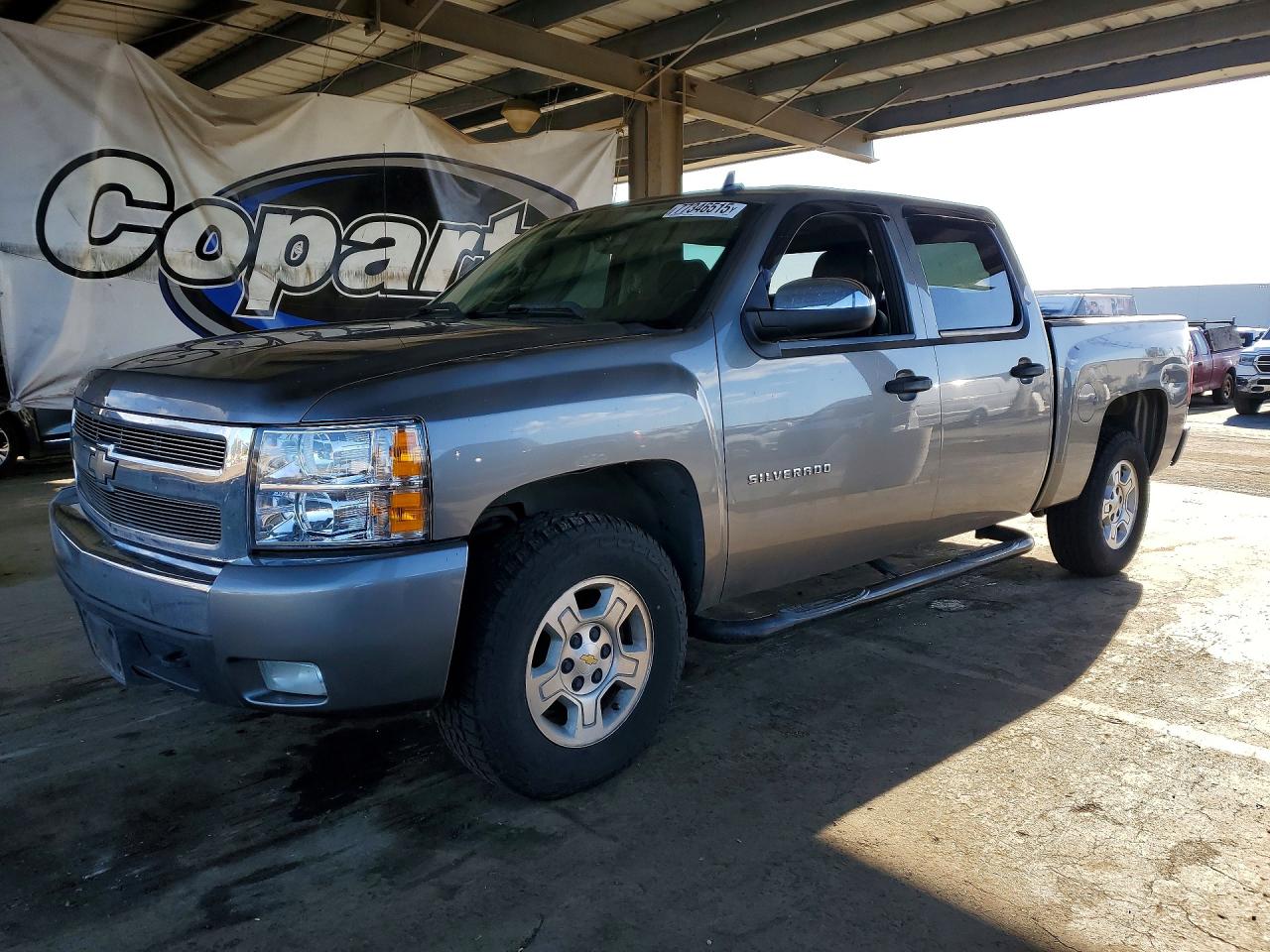 2007 Chevrolet Silverado K1500 Crew Cab Gray vin: 3GCEK13377G525610