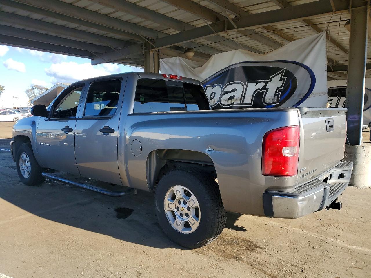 2007 Chevrolet Silverado K1500 Crew Cab Gray vin: 3GCEK13377G525610