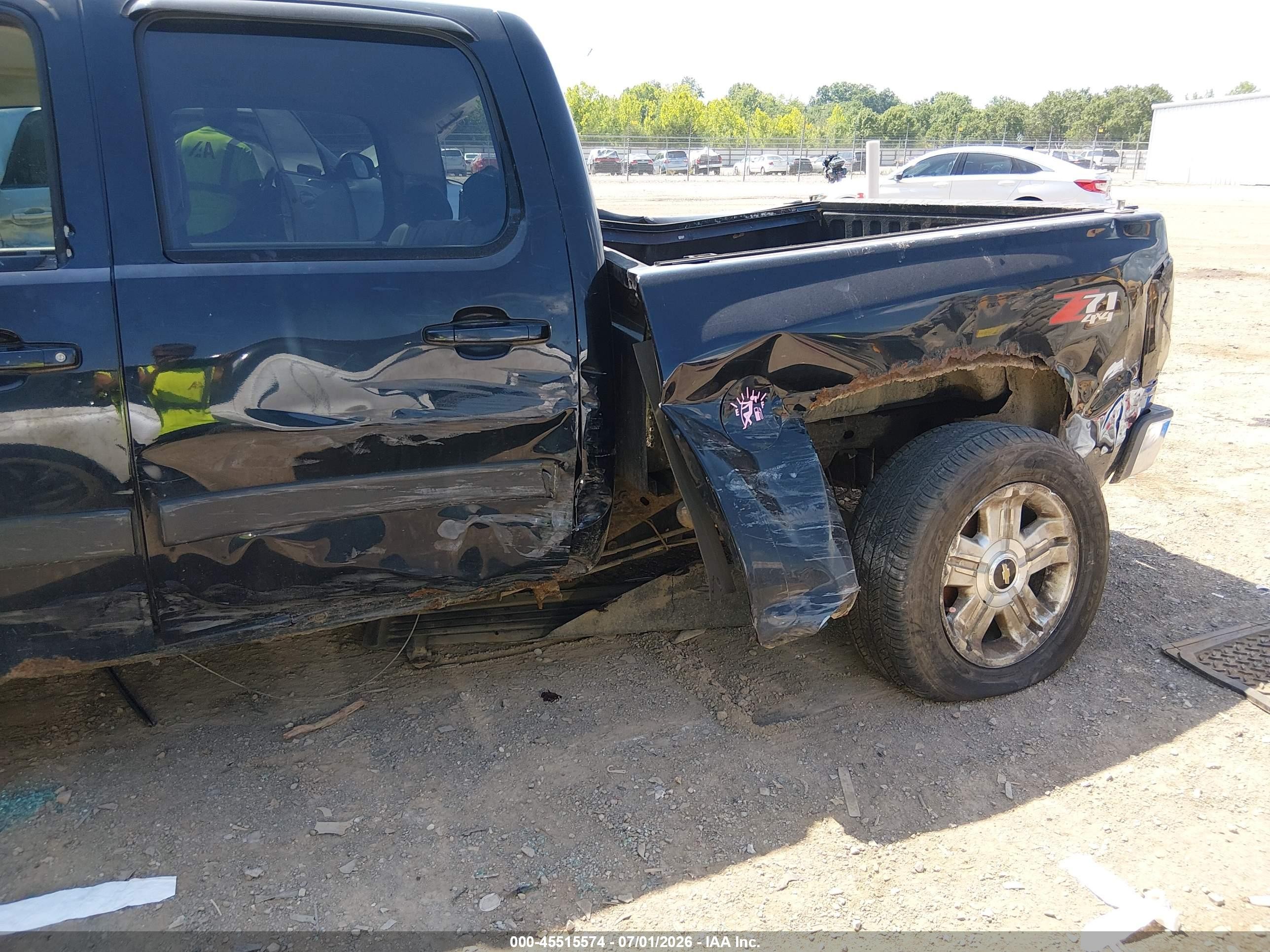 2008 Chevrolet Silverado 1500 Ltz Black vin: 3GCEK13388G201292