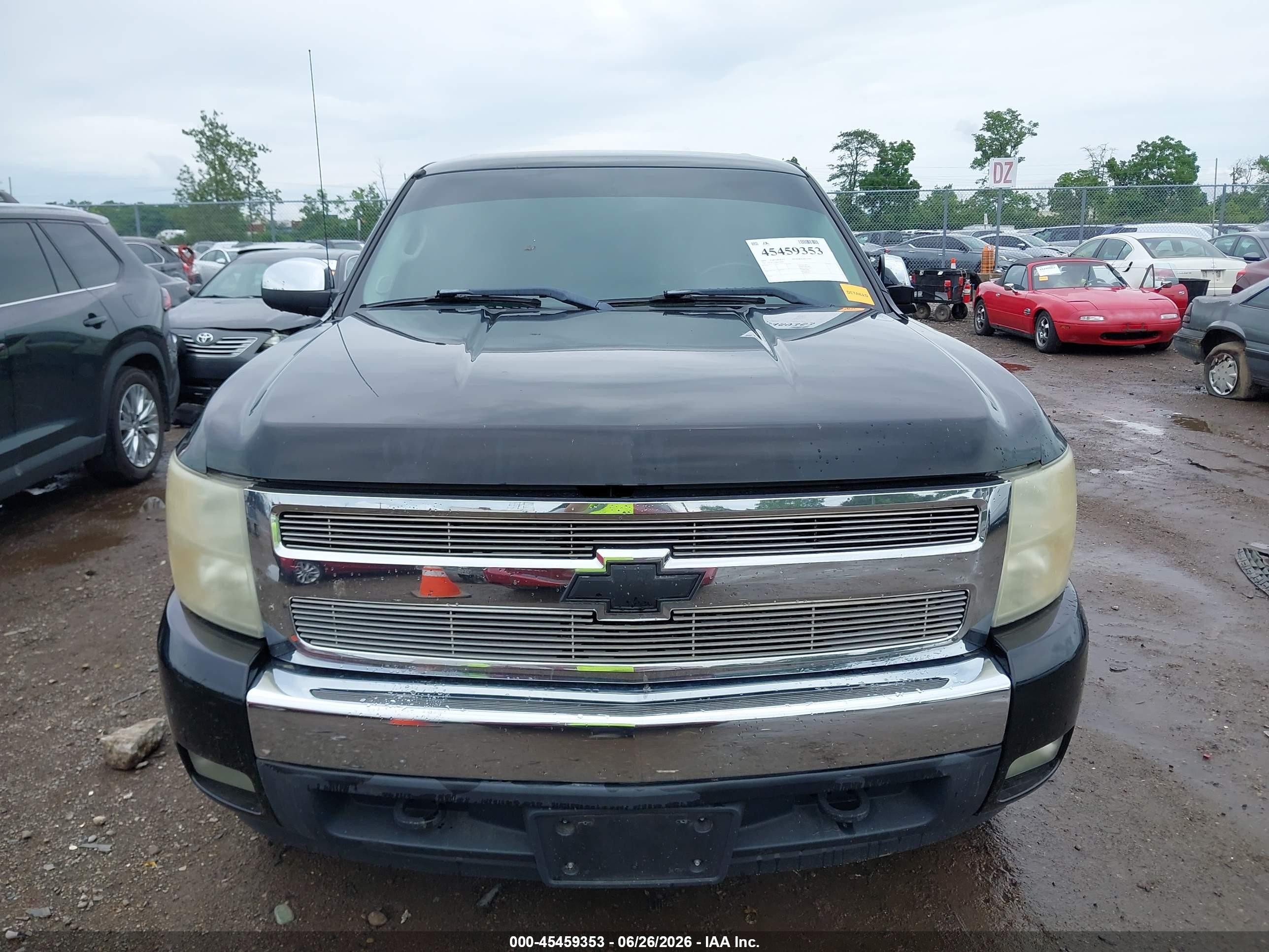 2008 Chevrolet Silverado 1500 Lt2 Black vin: 3GCEK13388G278583