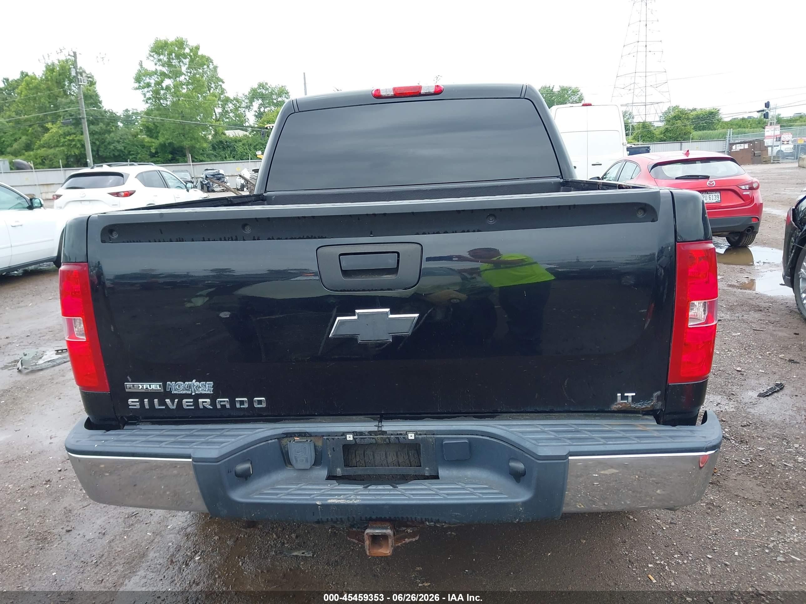 2008 Chevrolet Silverado 1500 Lt2 Black vin: 3GCEK13388G278583