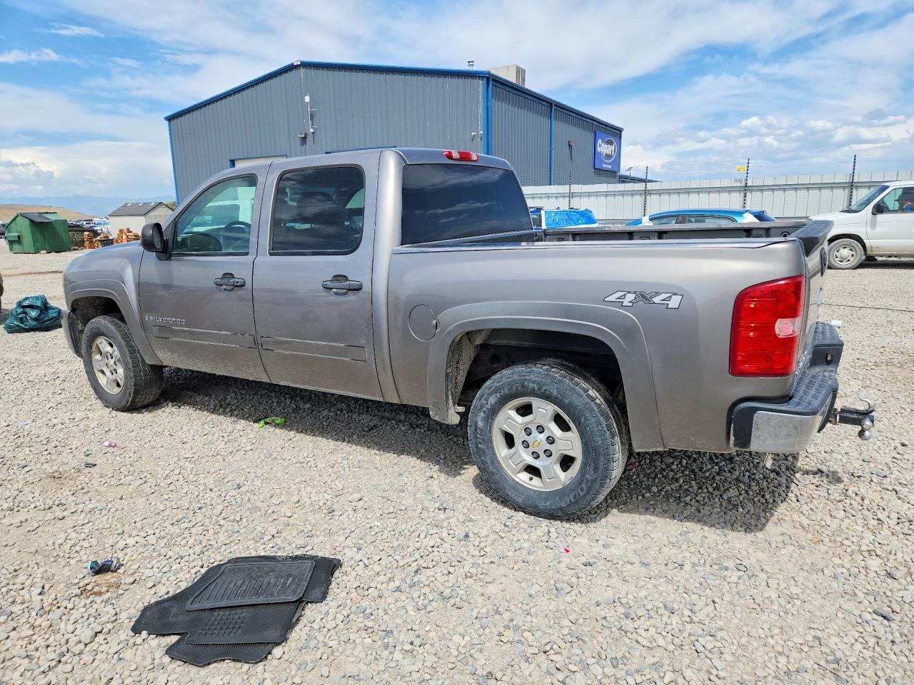 2008 Chevrolet Silverado K1500 Gray vin: 3GCEK13398G100231